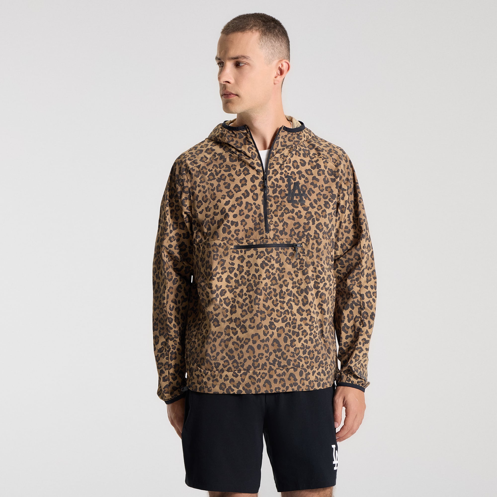 Anorak de course multipoches pour homme lululemon Los Angeles Dodgers *Léopard