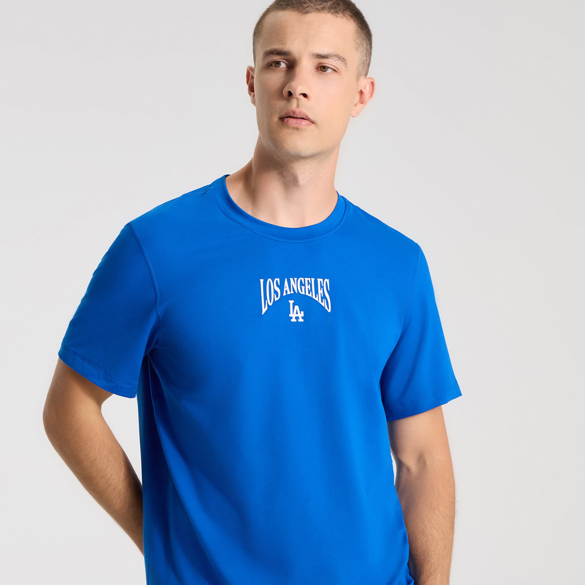 Men's lululemon Symphony Blue Los Angeles Dodgers Soft Jersey T-Shirt