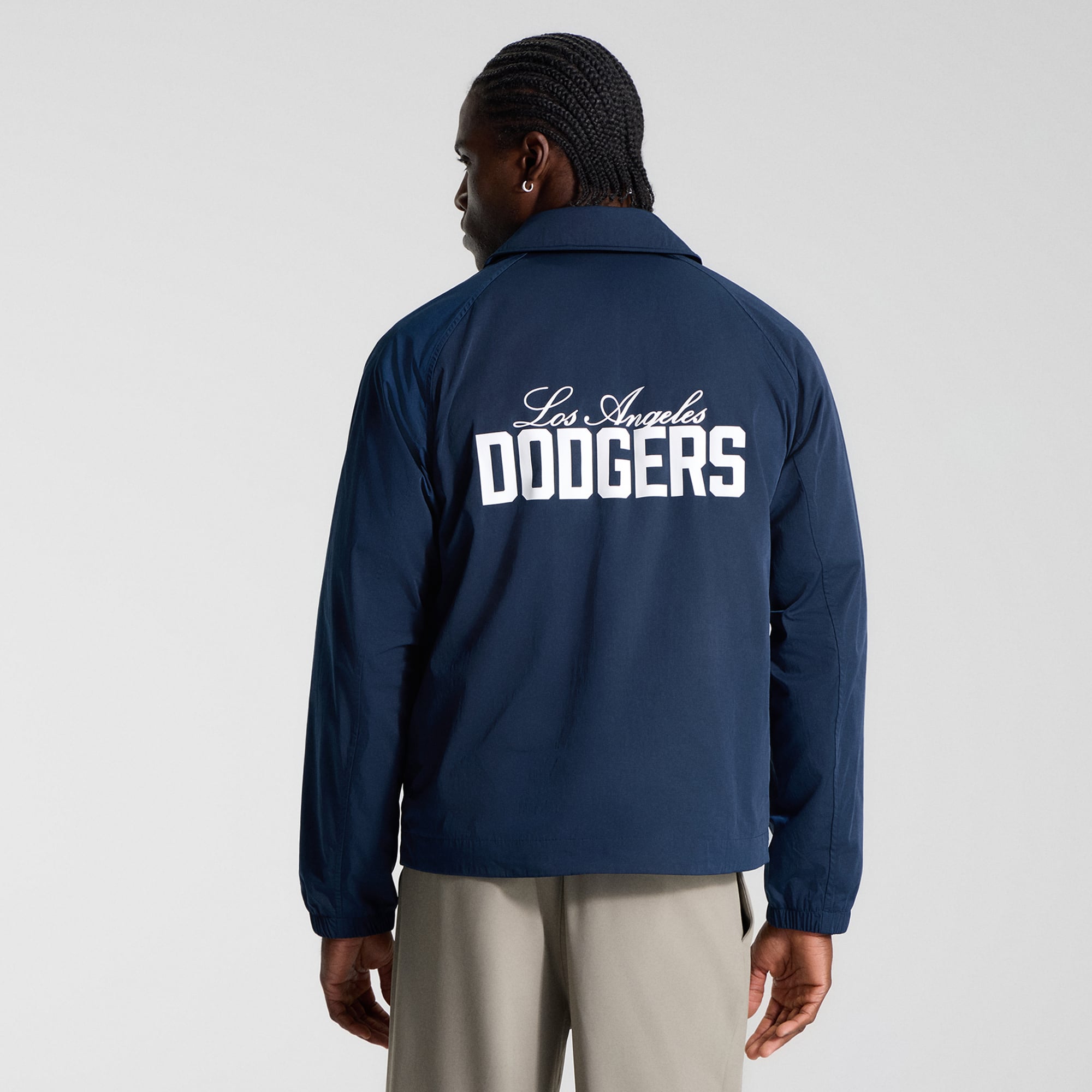 Veste de coach raglan lululemon True Navy Los Angeles Dodgers pour homme