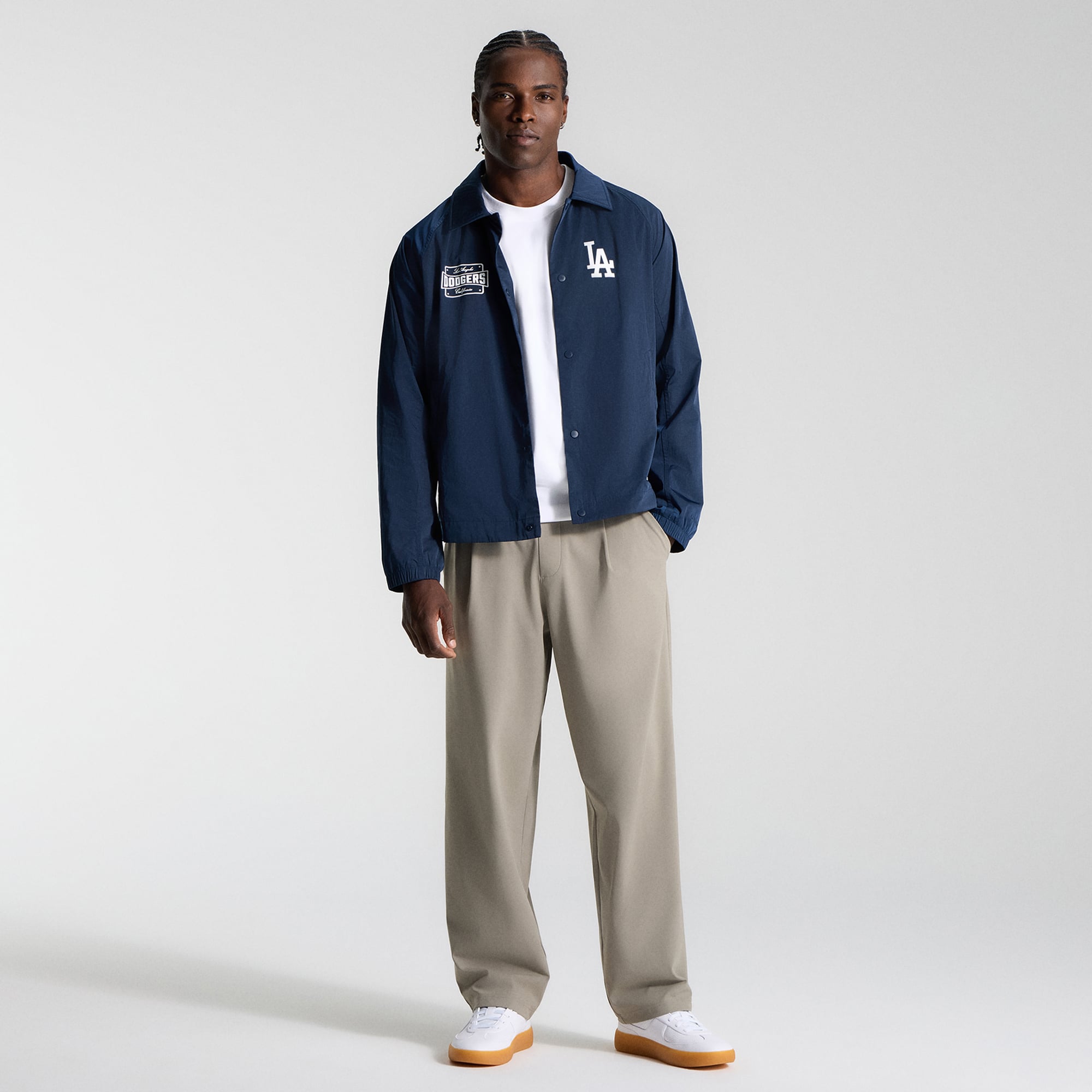 Veste de coach raglan lululemon True Navy Los Angeles Dodgers pour homme