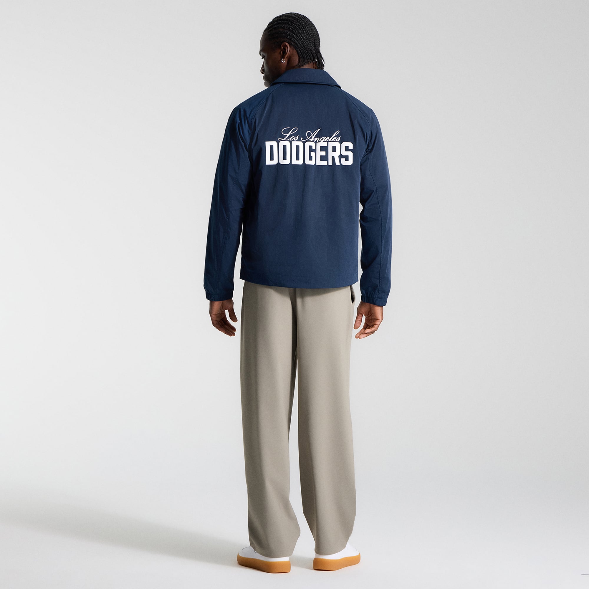 Veste de coach raglan lululemon True Navy Los Angeles Dodgers pour homme