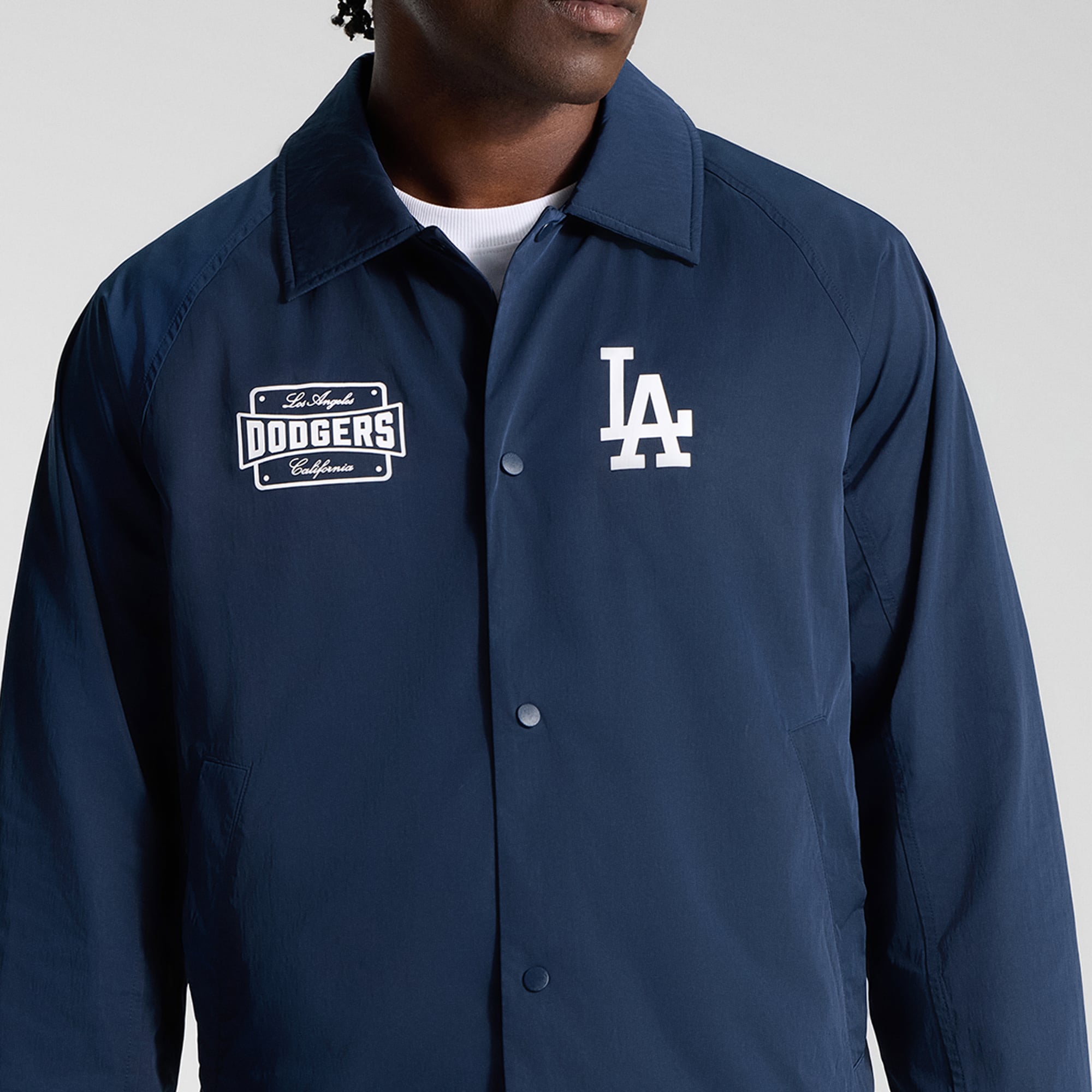 Veste de coach raglan lululemon True Navy Los Angeles Dodgers pour homme