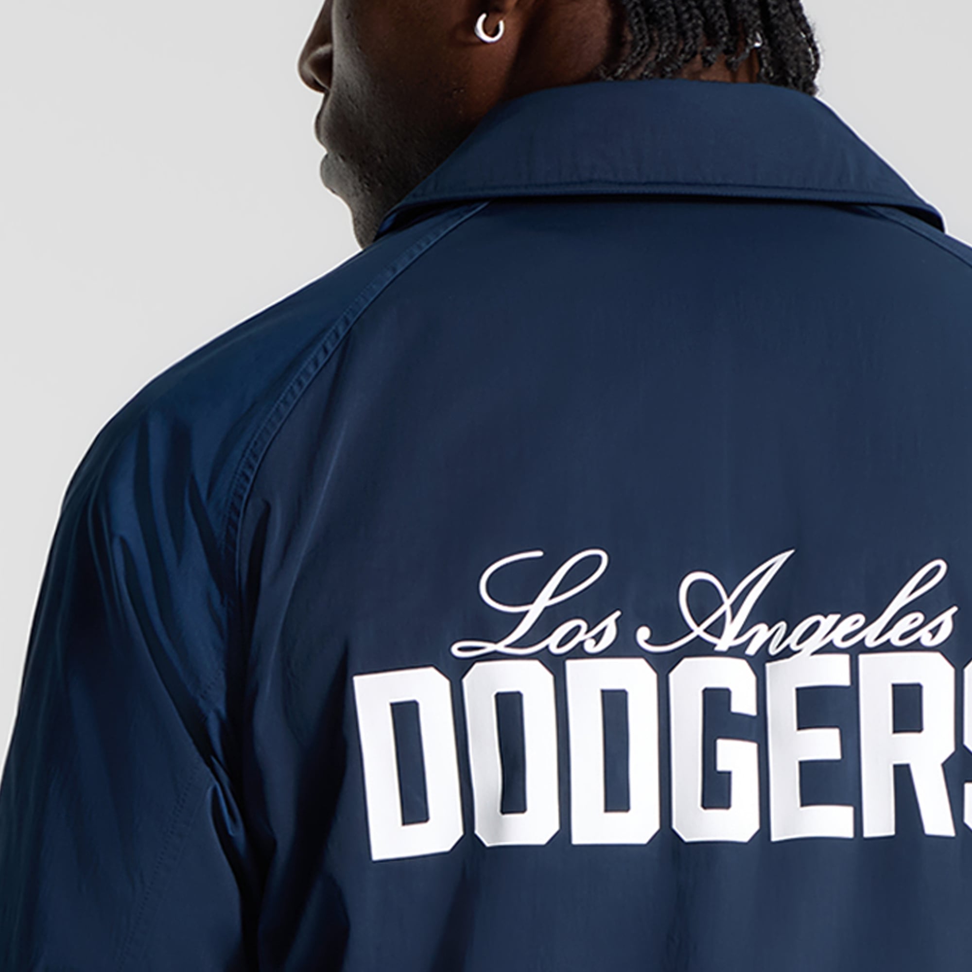 Veste de coach raglan lululemon True Navy Los Angeles Dodgers pour homme