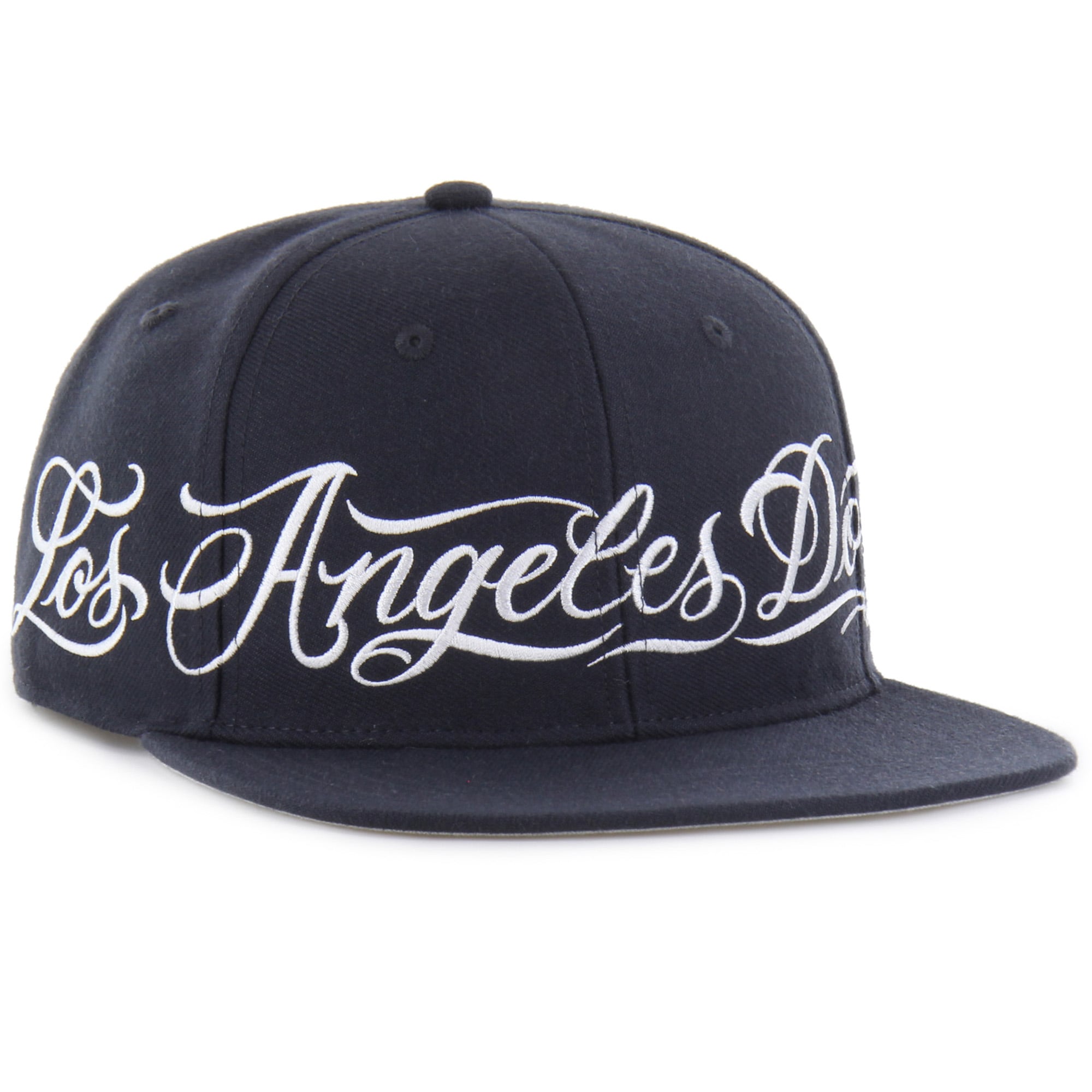 Men's Mister Cartoon x '47 Royal Los Angeles Dodgers Wrap Script Captain Snapback Hat
