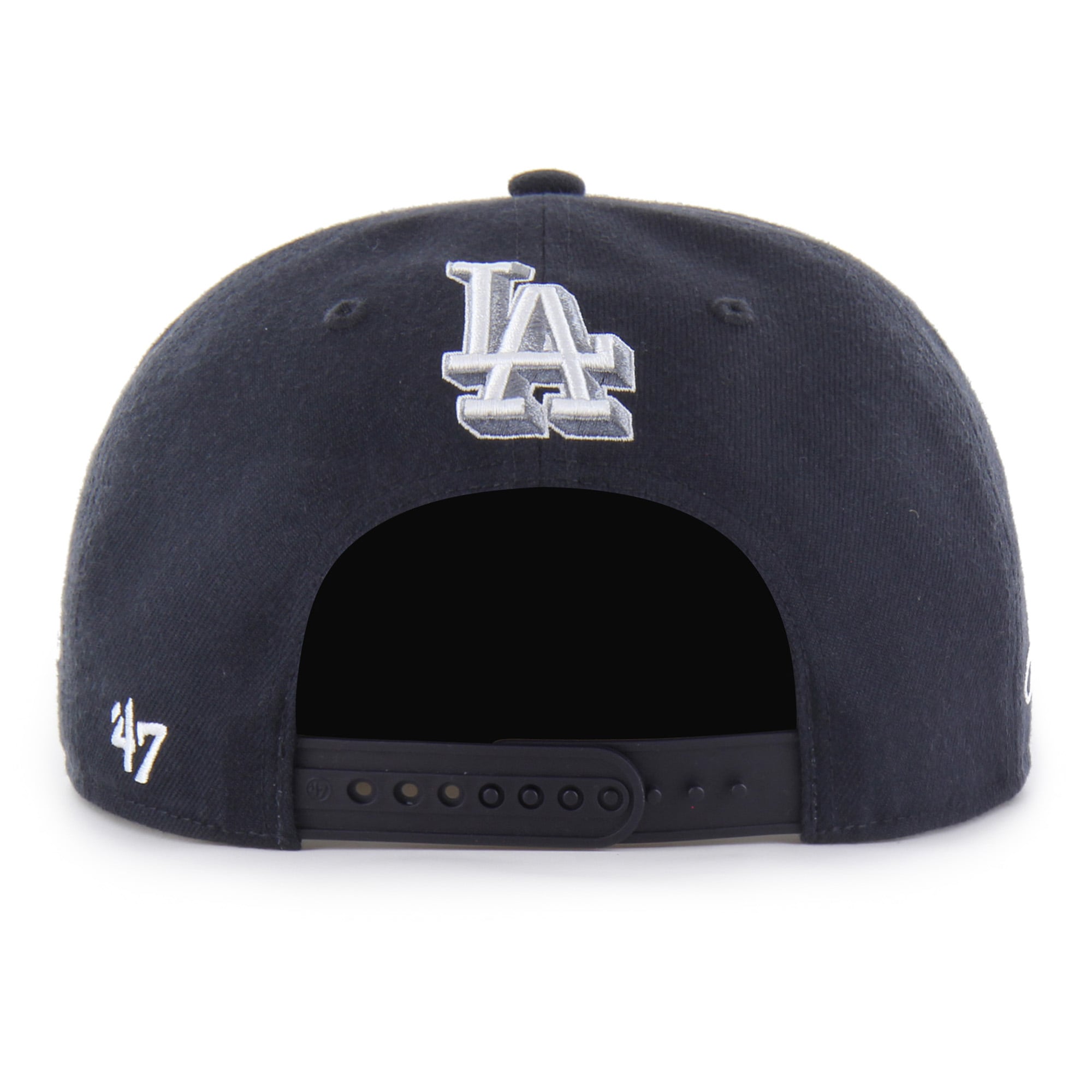 Men's Mister Cartoon x '47 Royal Los Angeles Dodgers Wrap Script Captain Snapback Hat