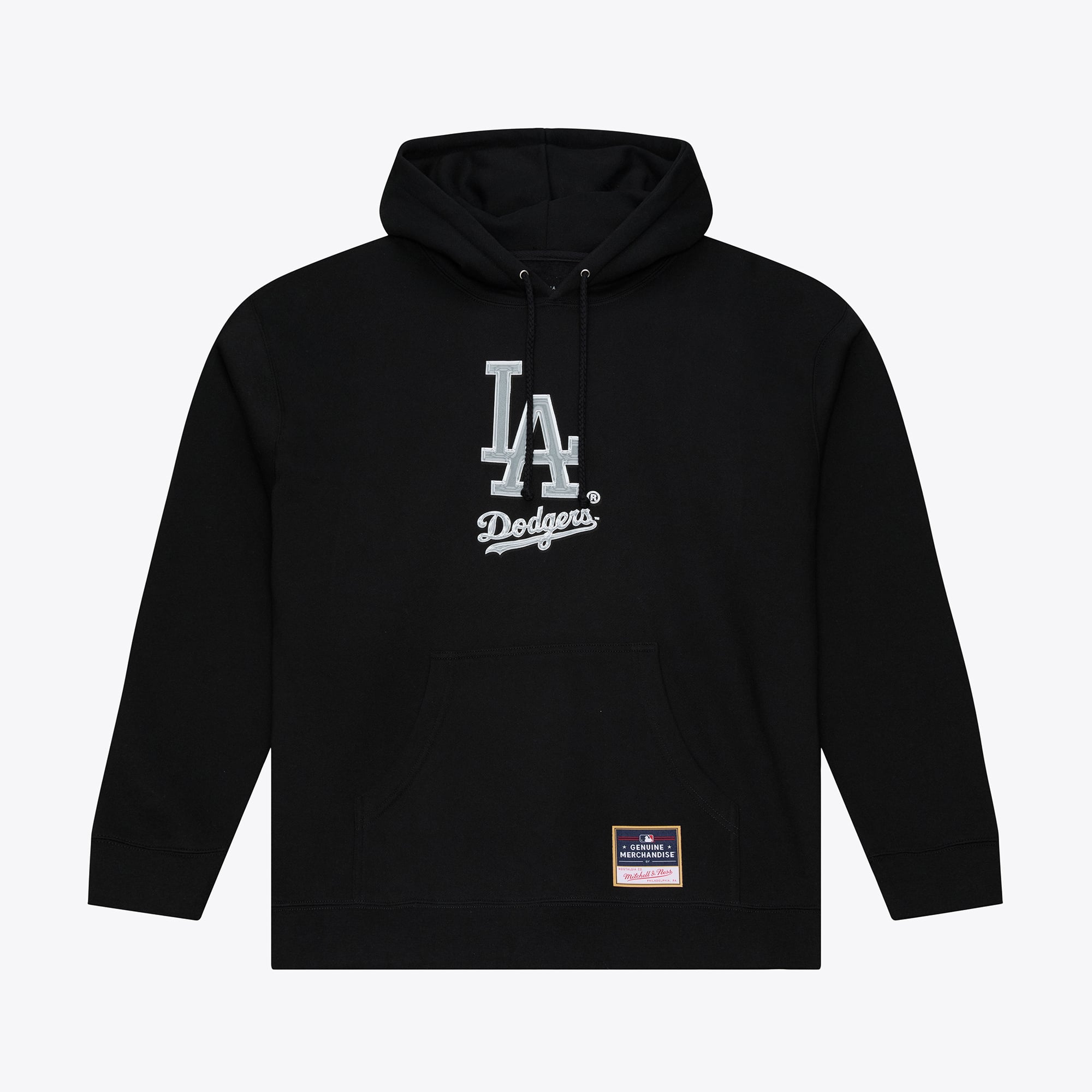 Men's Mitchell & Ness Black Los Angeles Dodgers Chrome Hoodie