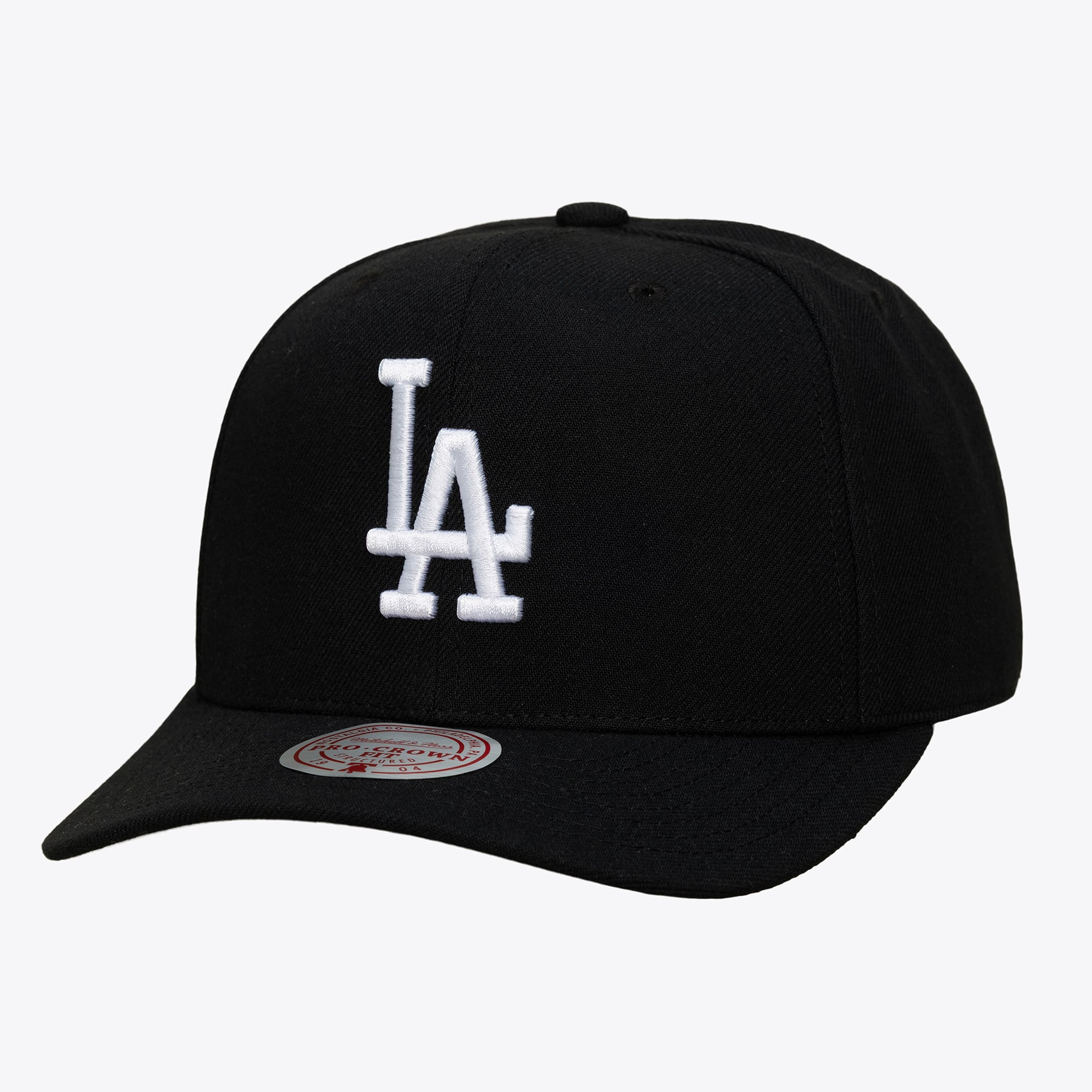 Men's Mitchell & Ness Black Los Angeles Dodgers Pro Crown Snapback