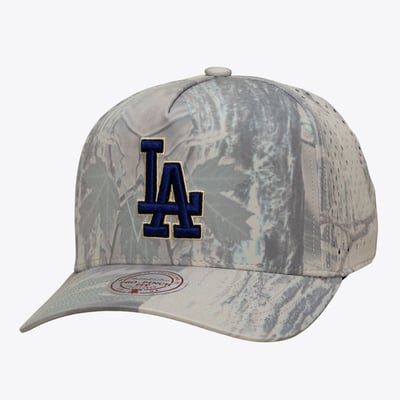 Los Angeles Dodgers Mitchell & Ness Perfect Pro Pinch Adjustable Hat - Camo