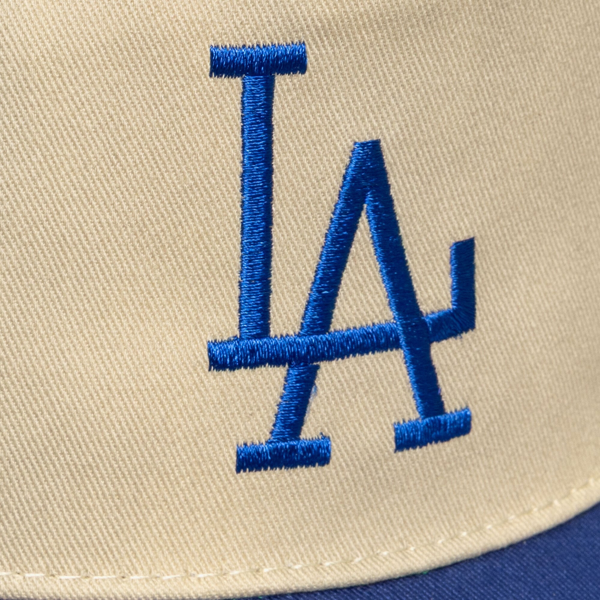 Casquette snapback Mitchell & Ness crème Los Angeles Dodgers Retro Roots Deadstock Cooperstown pour homme
