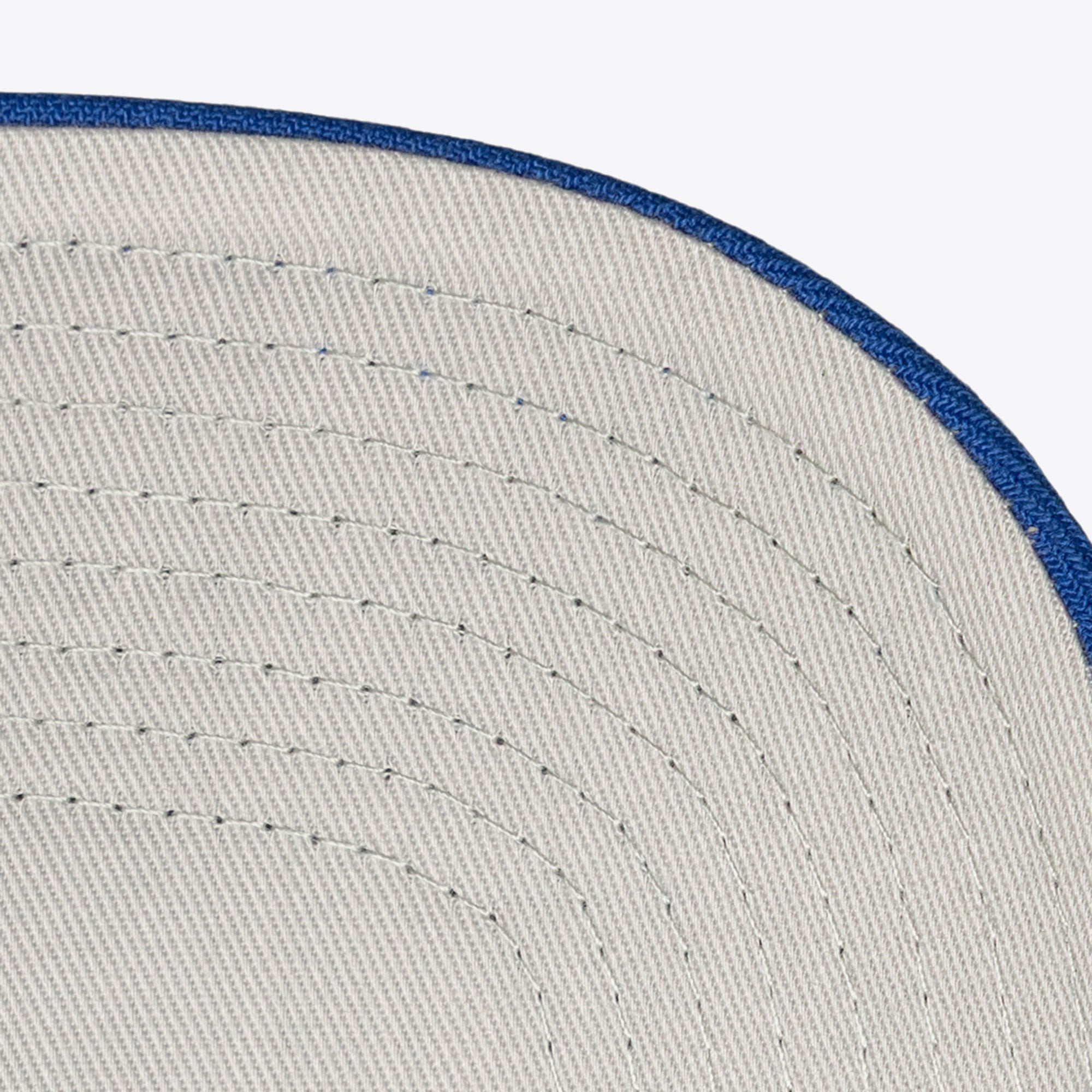 Men's Mitchell & Ness Cream/Royal Los Angeles Dodgers Flawless Stretch-Snapback Hat