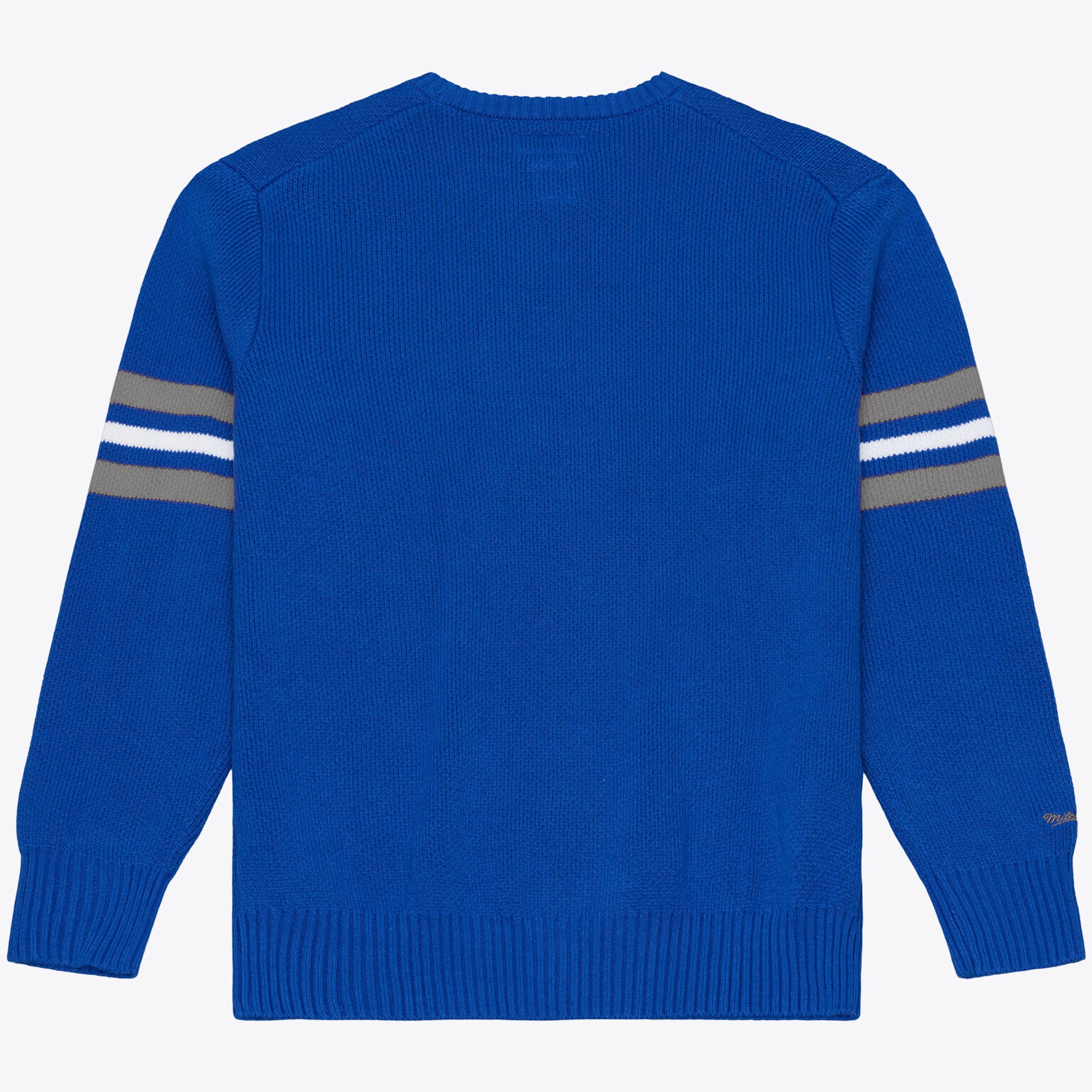 Men's Mitchell & Ness Royal Los Angeles Dodgers Head Coach Sweater