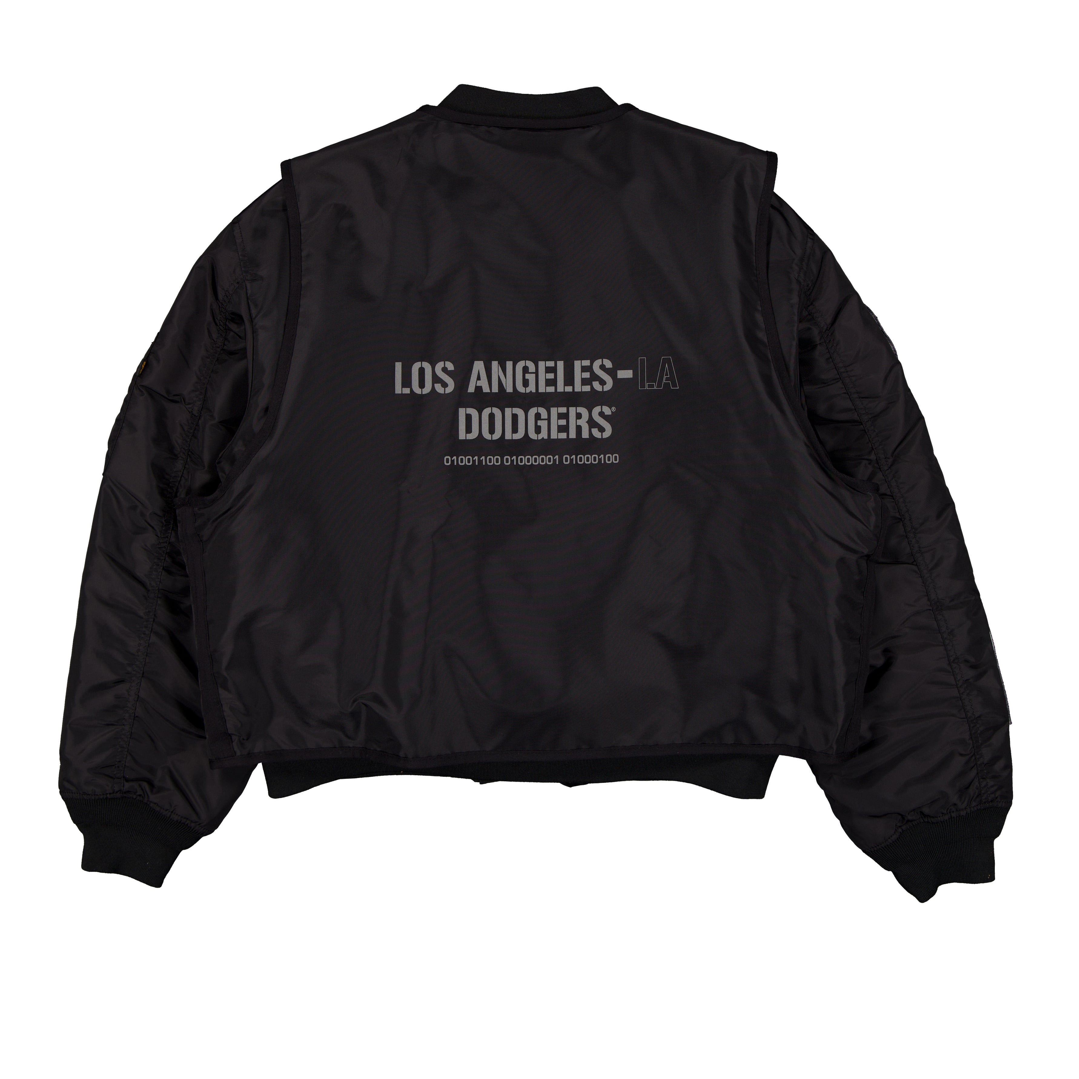 Veste bomber et gilet zippés 3 en 1 New Era noirs Los Angeles Dodgers pour homme