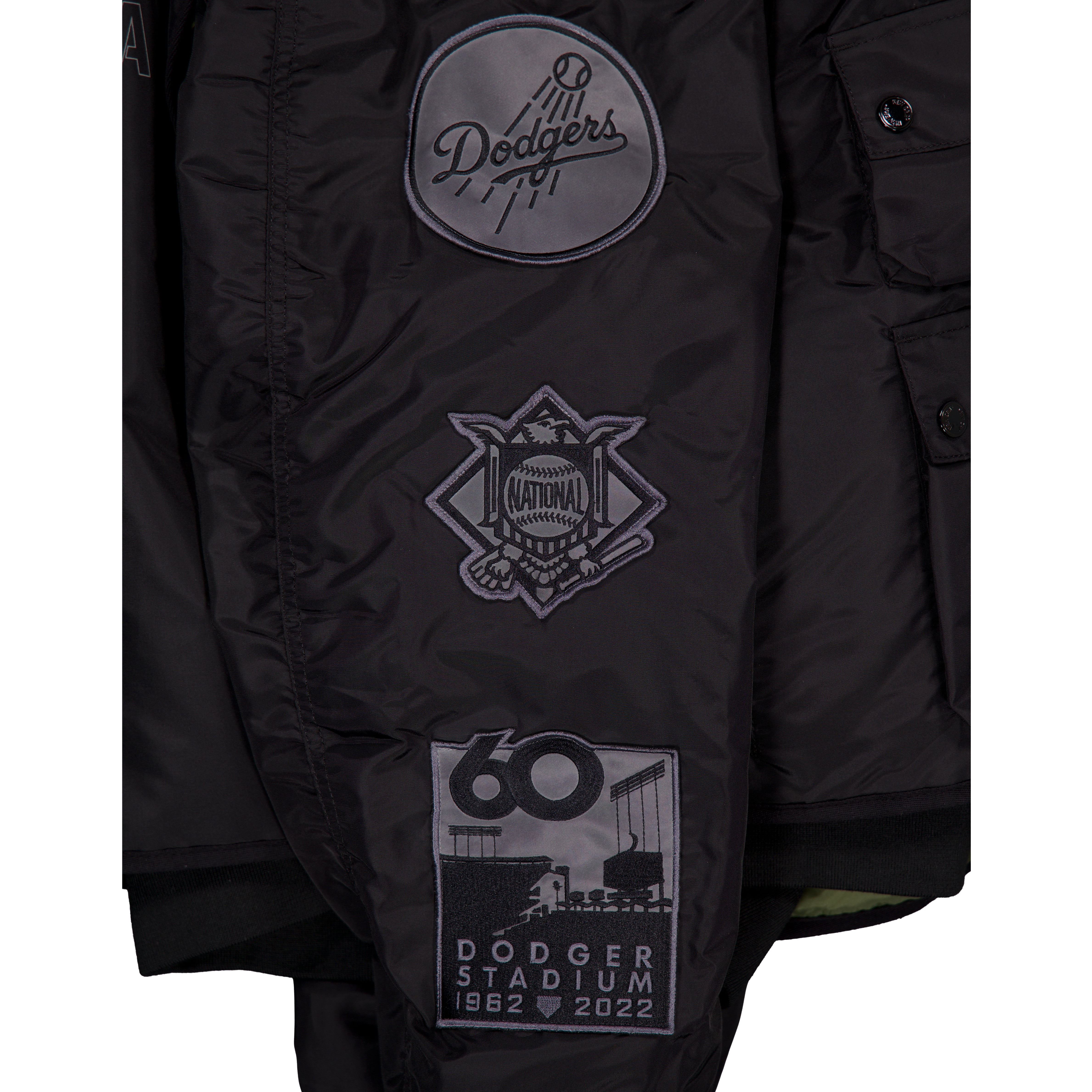 Veste bomber et gilet zippés 3 en 1 New Era noirs Los Angeles Dodgers pour homme