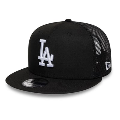 Los Angeles Dodgers New Era 9FIFTY Snapback Trucker Hat - Black