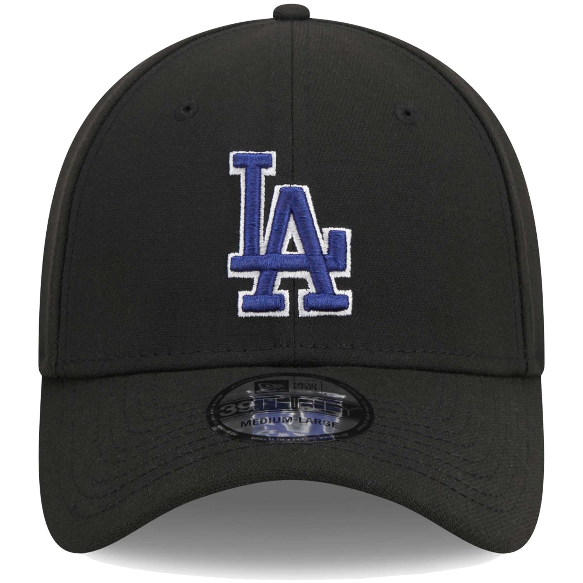Casquette Flex 39THIRTY avec logo Los Angeles Dodgers New Era noire pour homme