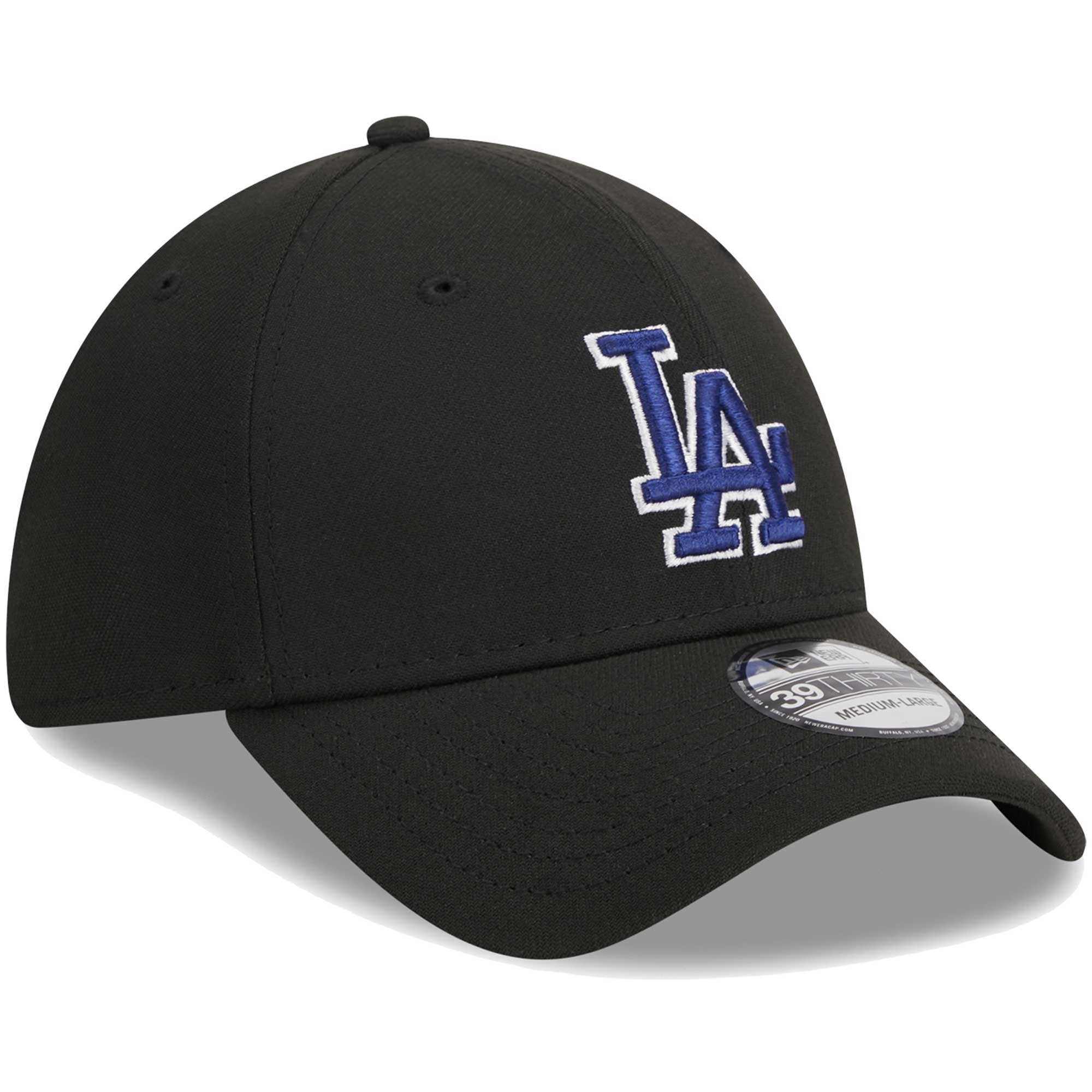 Casquette Flex 39THIRTY avec logo Los Angeles Dodgers New Era noire pour homme