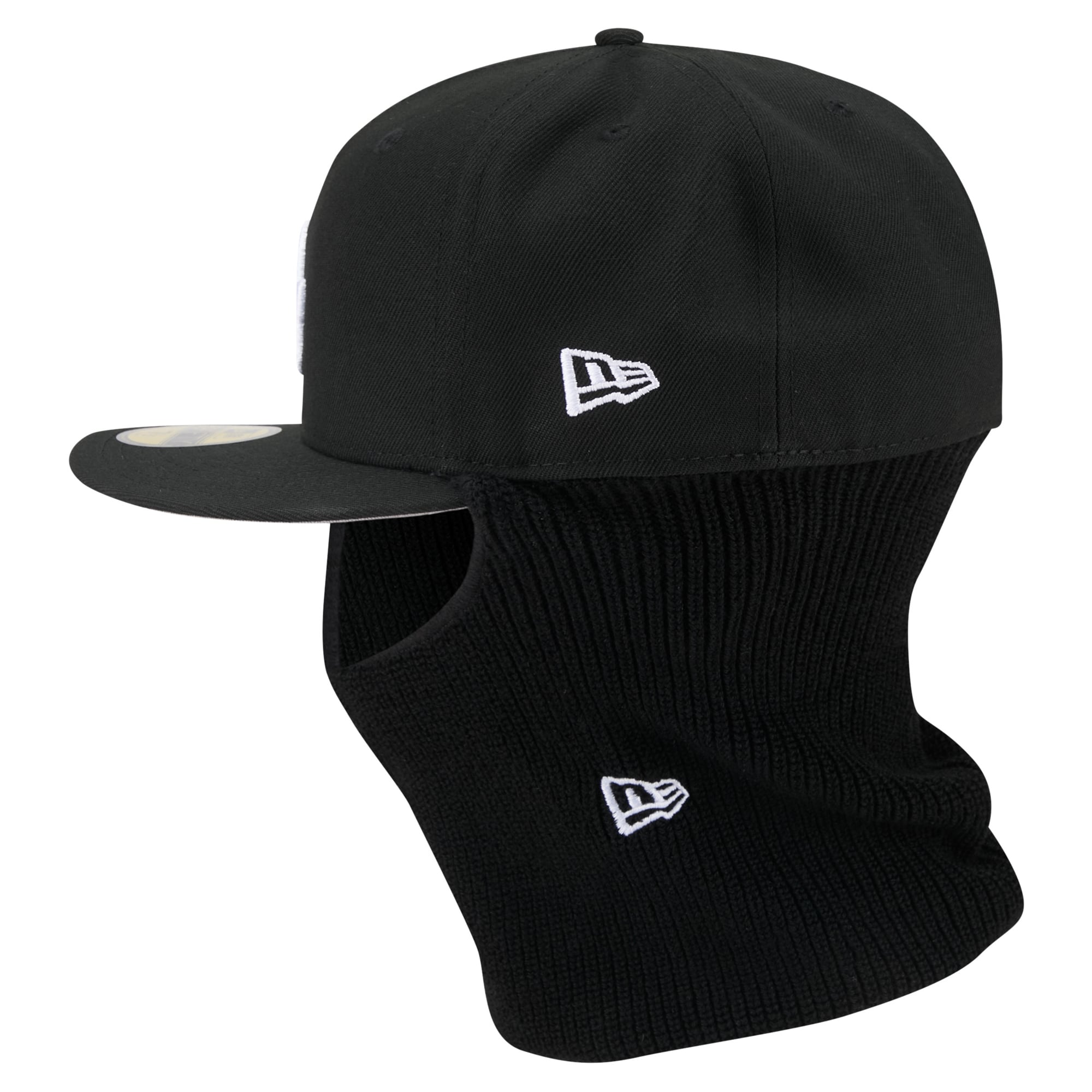 Casquette ajustée New Era 59FIFTY noire Los Angeles Dodgers pour homme