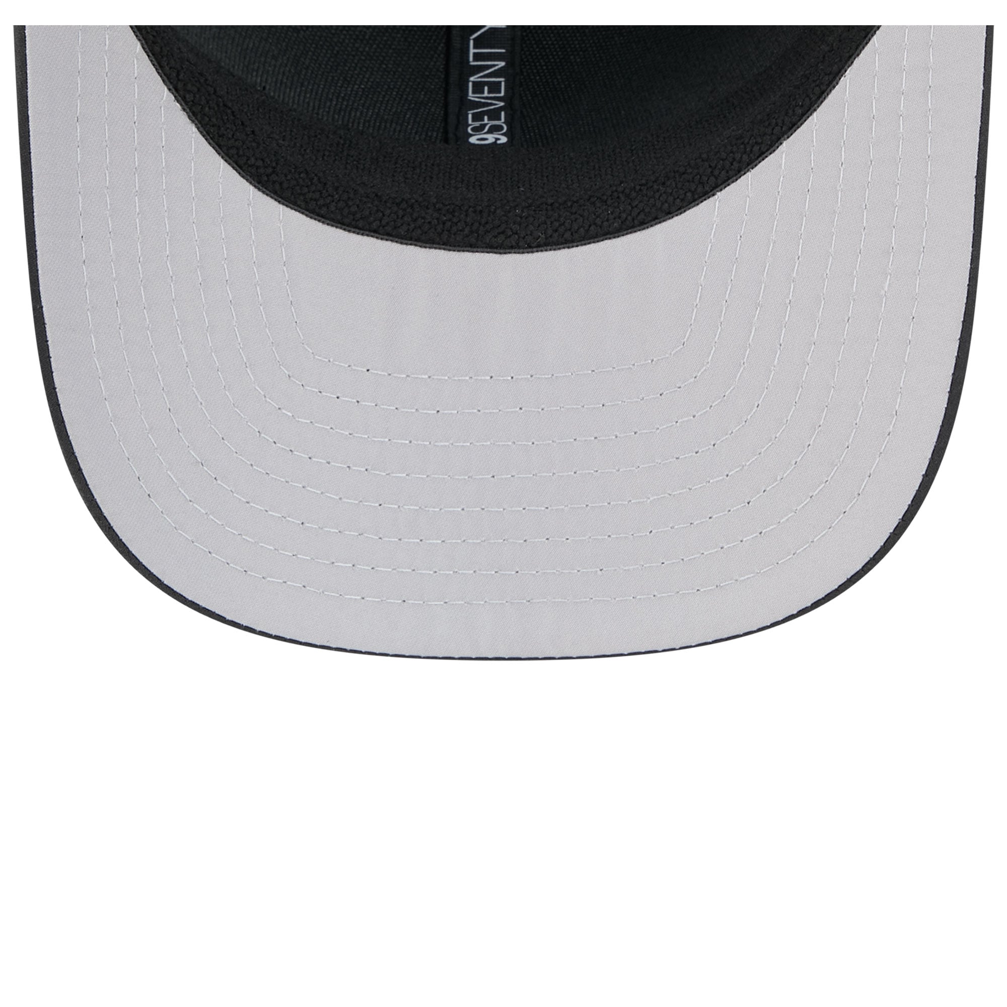 Casquette New Era noire Los Angeles Dodgers pour homme, modèle 9SEVENTY à cordon ajustable.