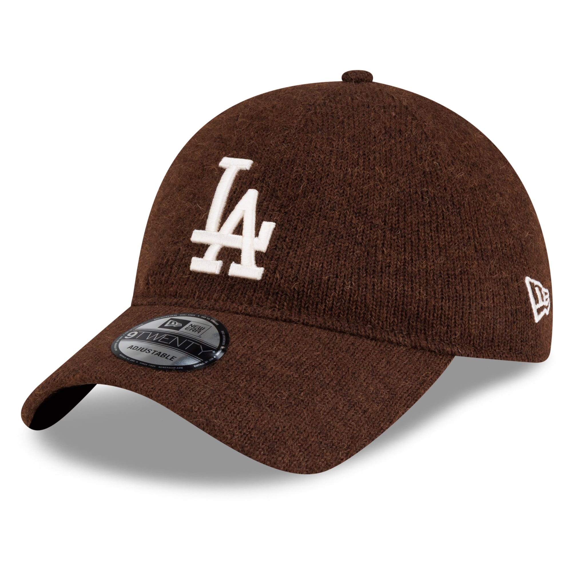 Casquette ajustable New Era marron Los Angeles Dodgers Open Market en laine 9TWENTY pour homme