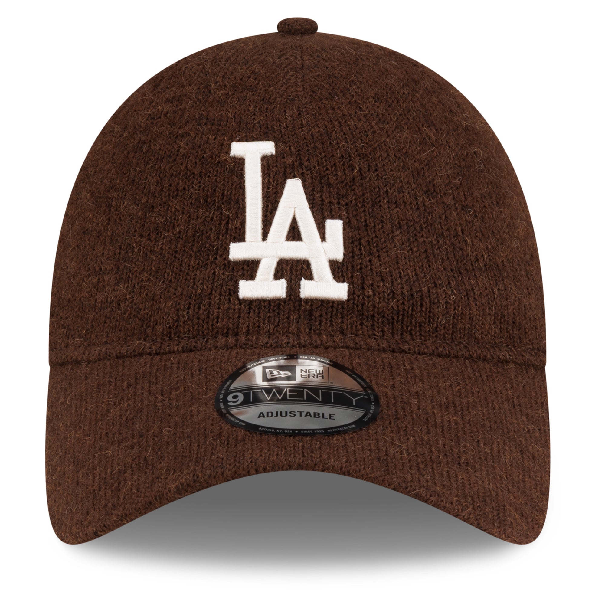 Casquette ajustable New Era marron Los Angeles Dodgers Open Market en laine 9TWENTY pour homme