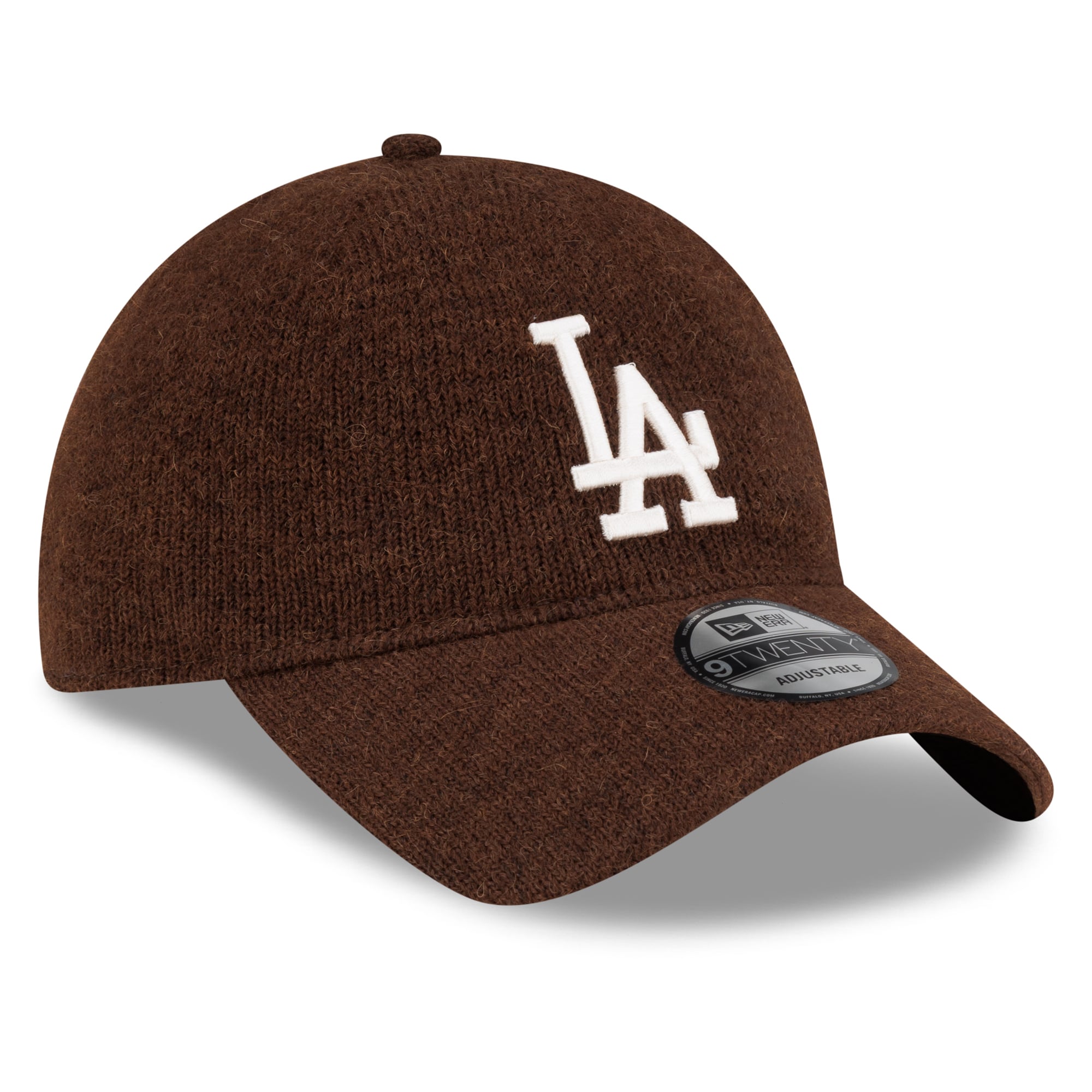 Casquette ajustable New Era marron Los Angeles Dodgers Open Market en laine 9TWENTY pour homme