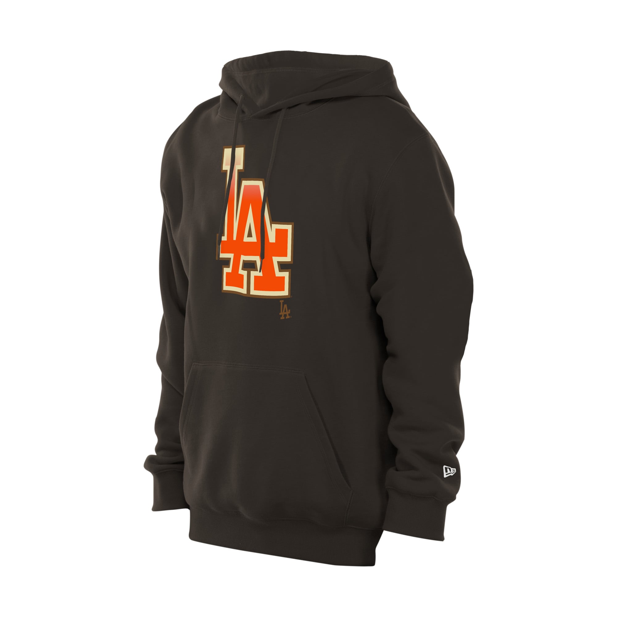 Sweat à capuche New Era marron Los Angeles Dodgers Pumpkin Spice pour homme