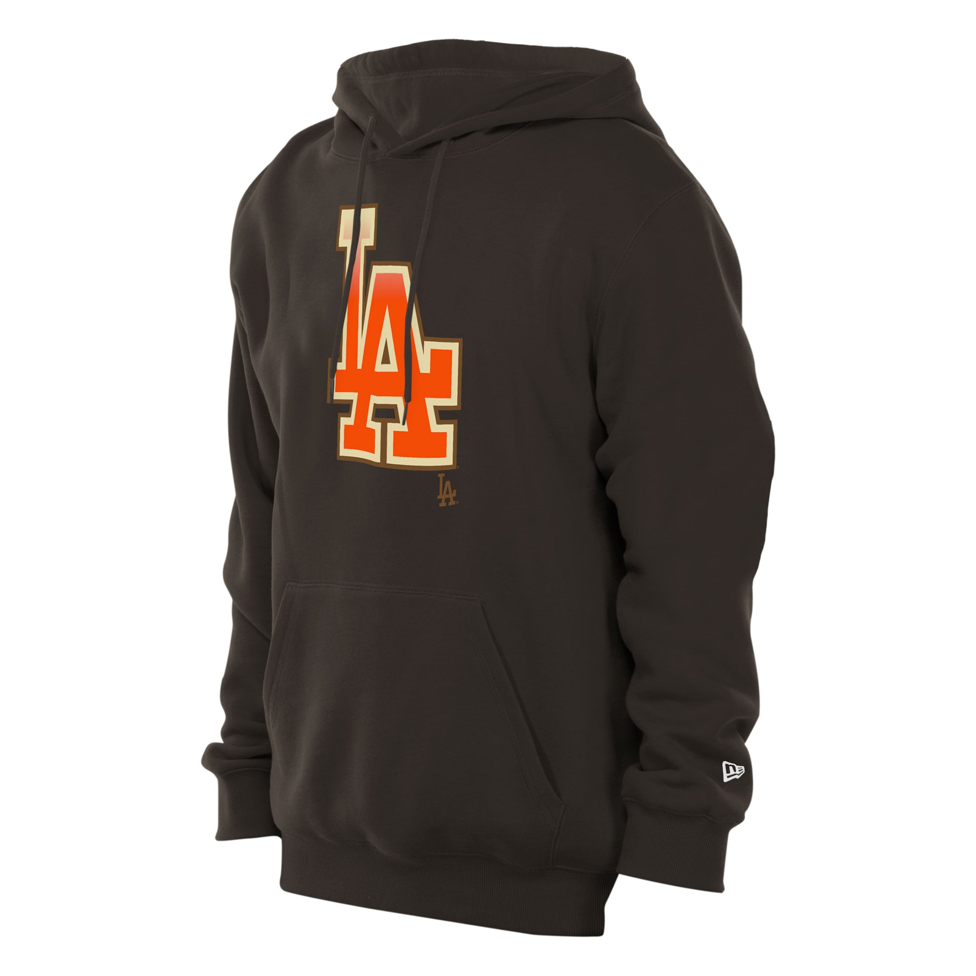 Sweat à capuche New Era marron Los Angeles Dodgers Pumpkin Spice pour homme