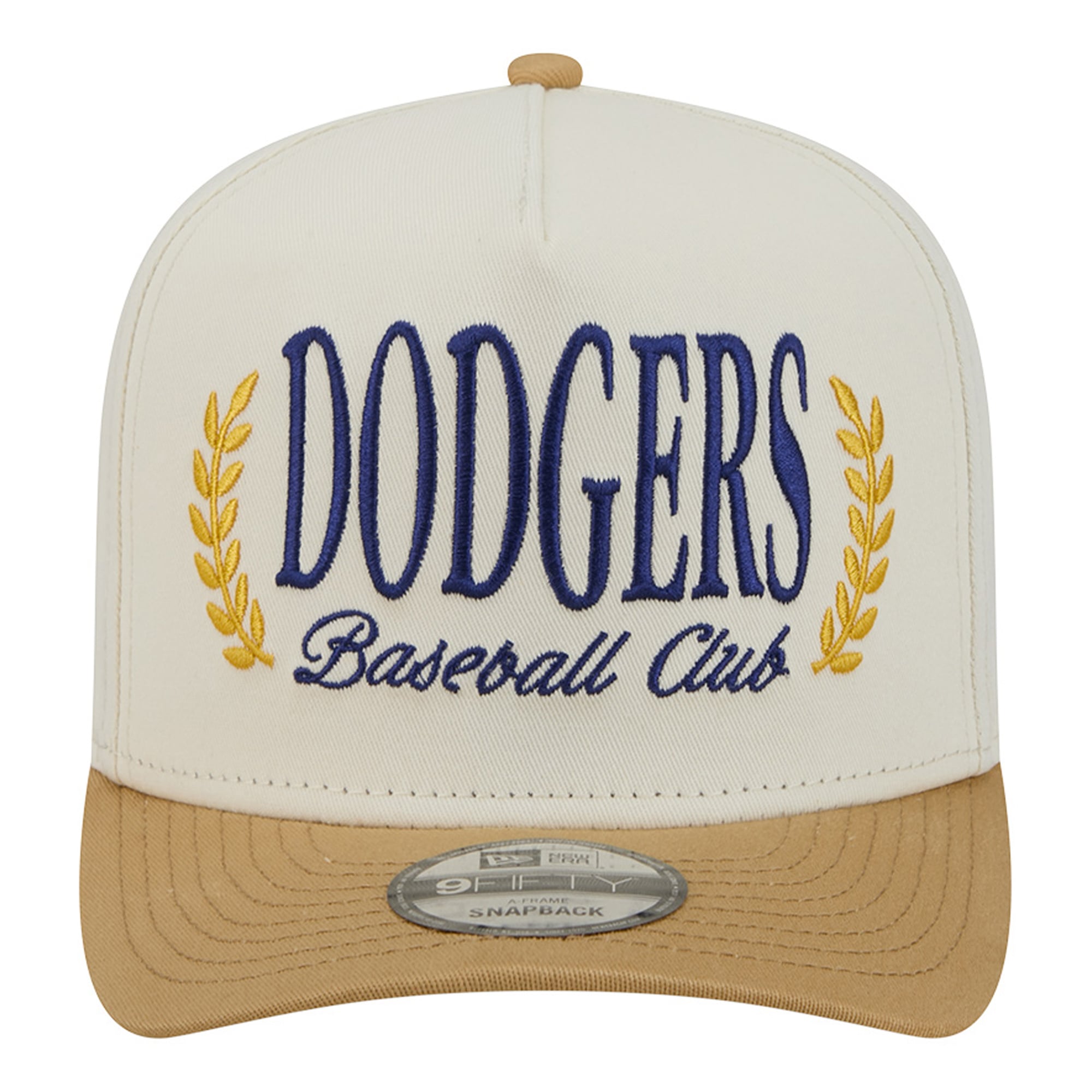 Casquette snapback New Era crème Los Angeles Dodgers Club 9FIFTY pour homme