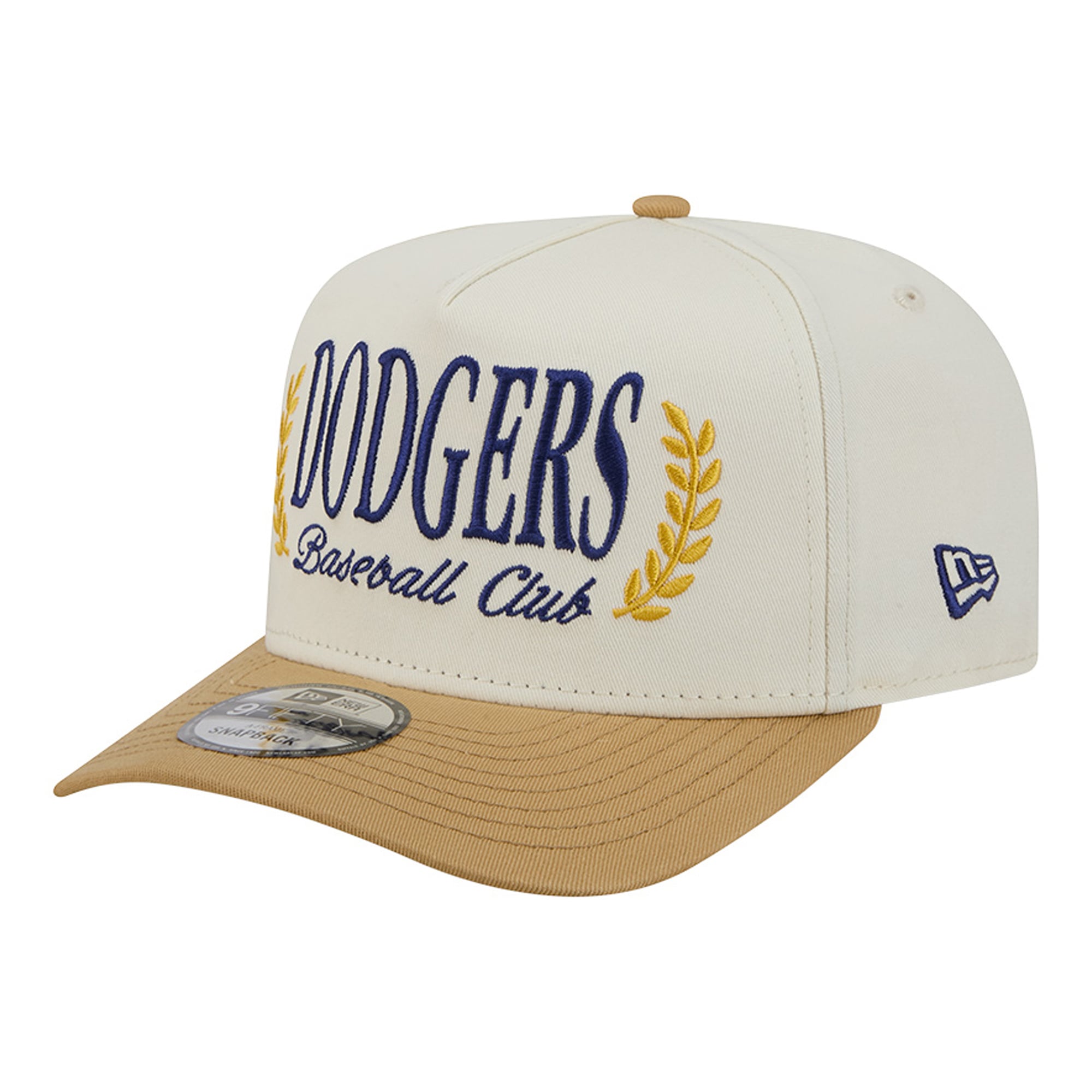 Casquette snapback New Era crème Los Angeles Dodgers Club 9FIFTY pour homme
