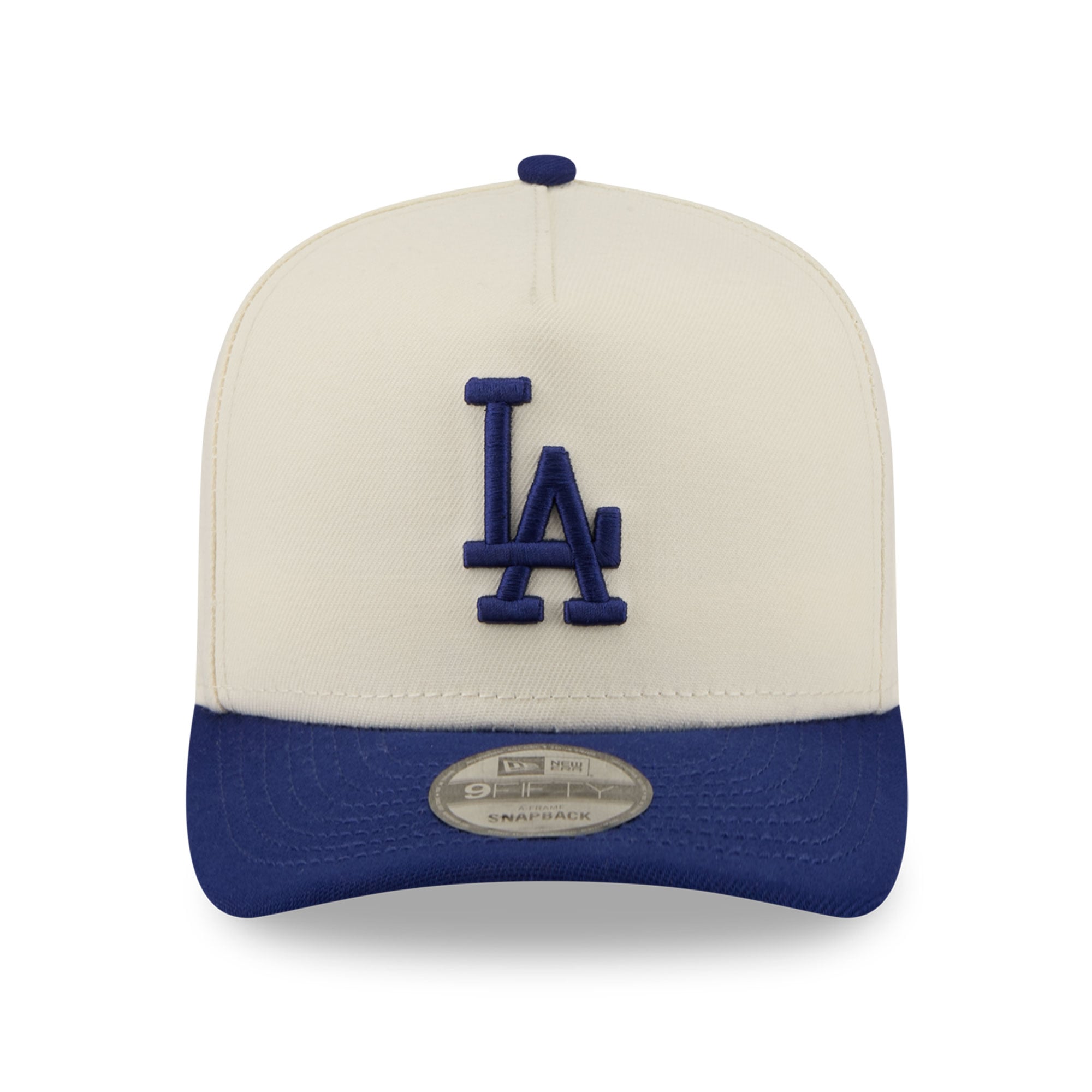 Casquette snapback New Era crème Los Angeles Dodgers 9FIFTY pour homme