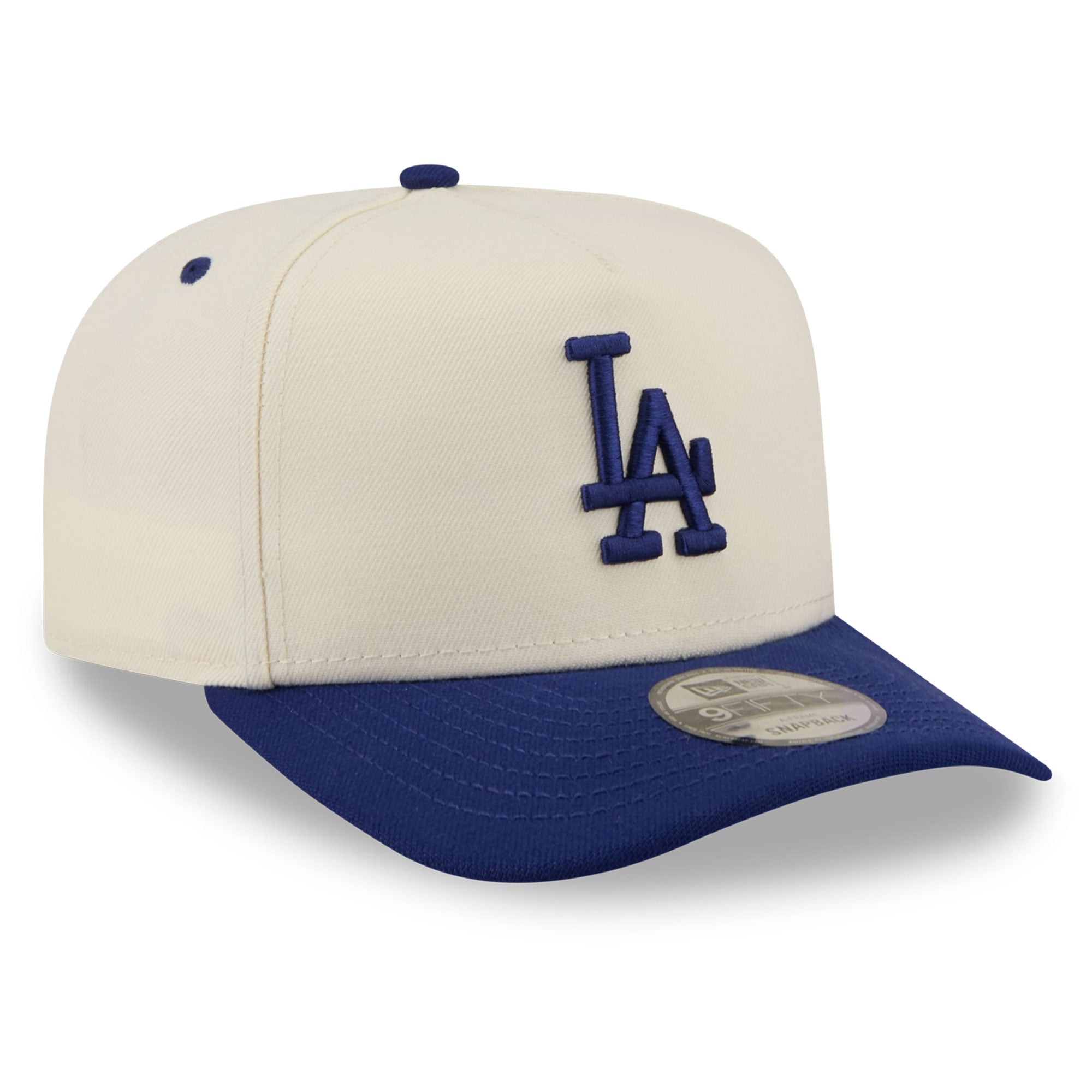 Casquette snapback New Era crème Los Angeles Dodgers 9FIFTY pour homme