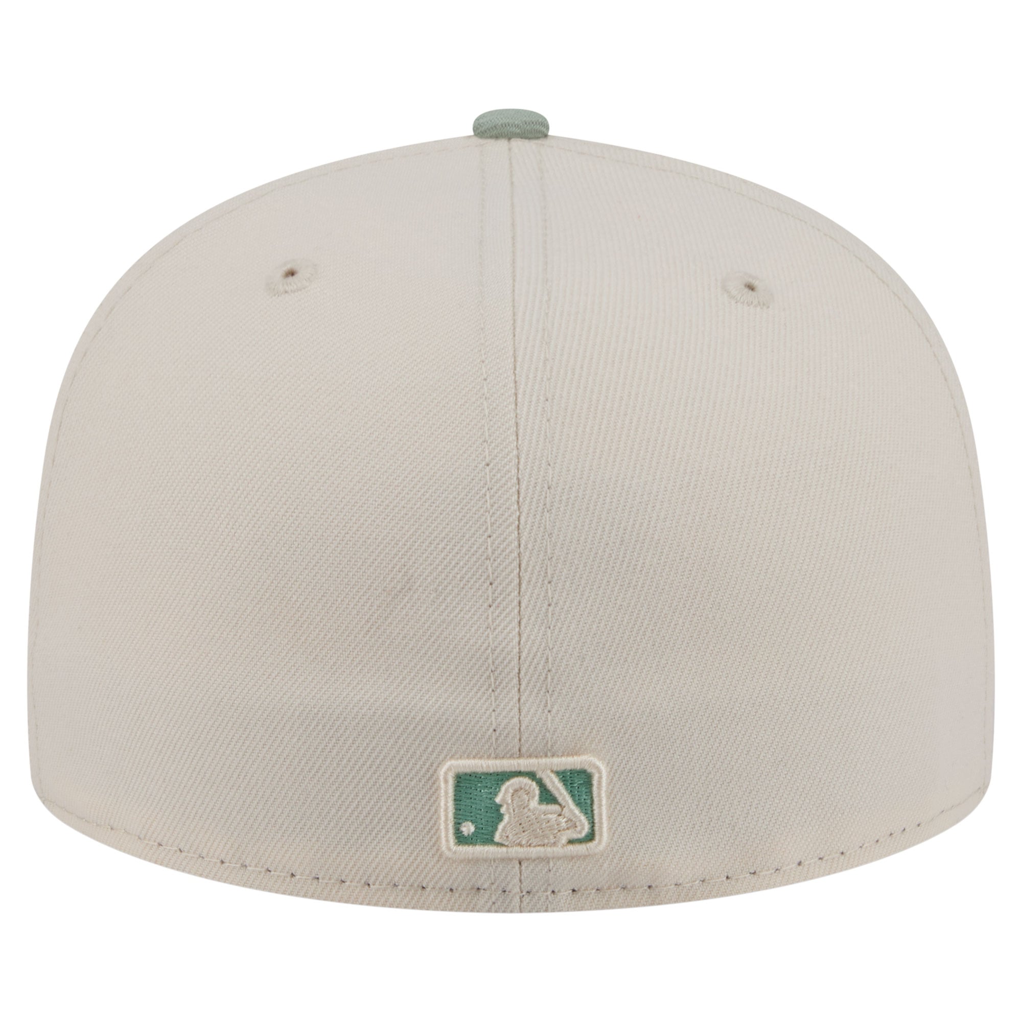 Casquette ajustée New Era 59FIFTY crème/verte Los Angeles Dodgers pour homme