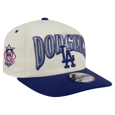 Los Angeles Dodgers New Era Vintage 19TWENTY Adjustable Hat - Cream/Royal