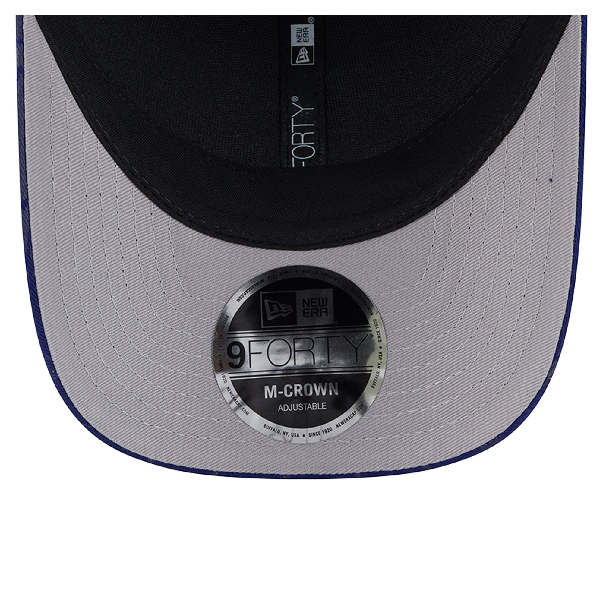 Men's New Era Dark Blue Los Angeles Dodgers Tonal Icon 9FORTY M-Crown Adjustable Trucker Hat