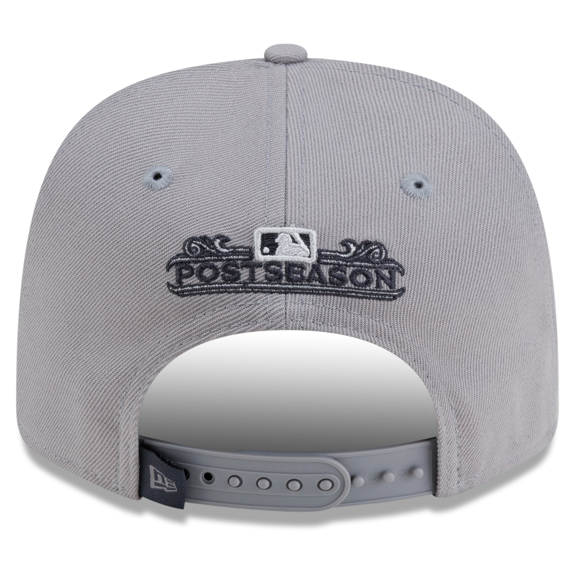 Casquette ajustable New Era grise Los Angeles Dodgers 2026, champions de la série de division de la Ligue nationale, modèle 9SEVENTY.