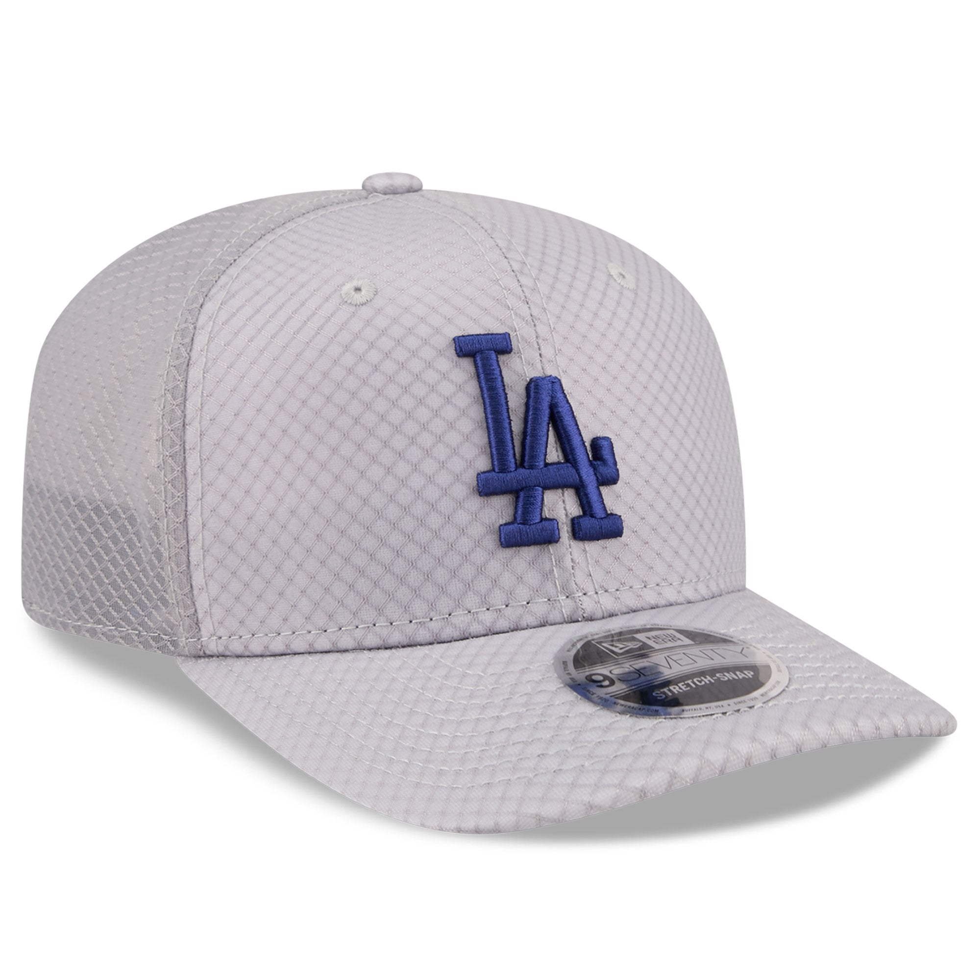 Casquette trucker ajustable New Era grise Los Angeles Dodgers 9SEVENTY pour homme