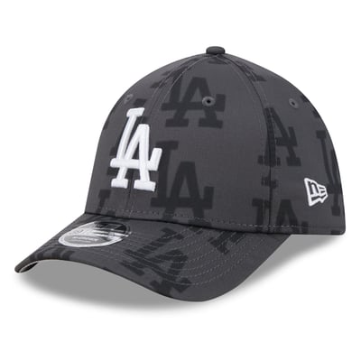  Los Angeles Dodgers New Era Halftone 39THIRTY Flex Hat - Gray