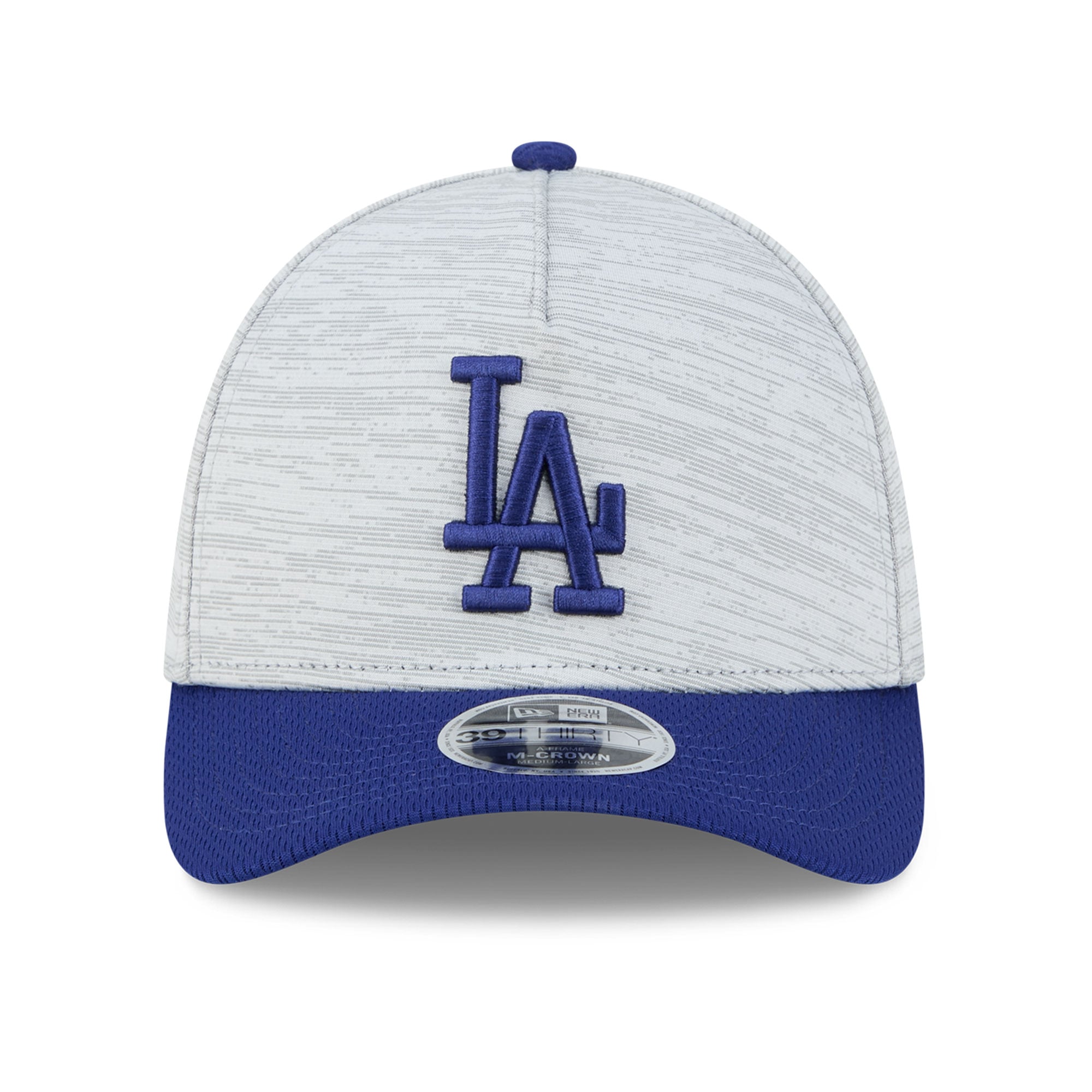 Casquette New Era Tech 39THIRTY Flex grise/bleu roi Los Angeles Dodgers pour homme