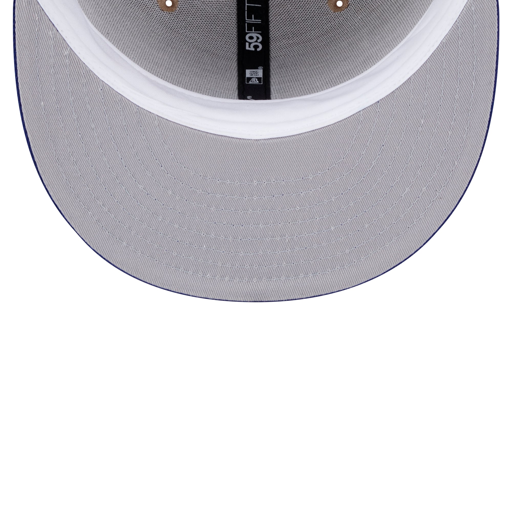 Men's New Era Khaki Los Angeles Dodgers 59FIFTY Fitted Hat