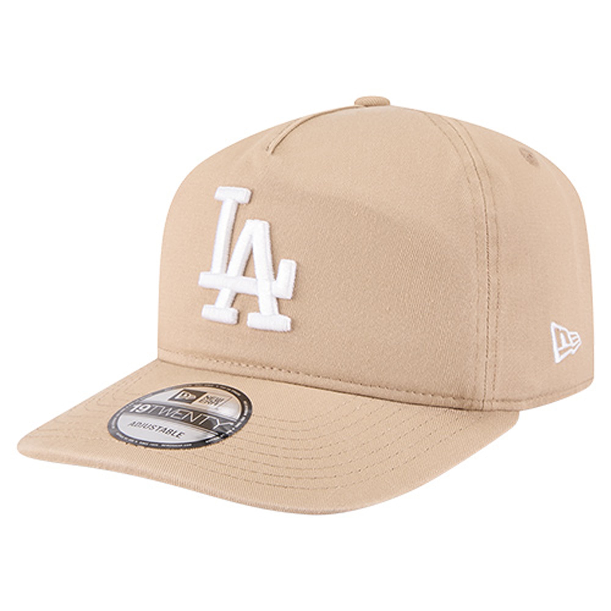 Casquette ajustable New Era beige clair Los Angeles Dodgers Cam 19TWENTY pour homme