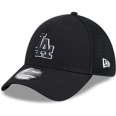 Los Angeles Dodgers New Era Neo 39THIRTY Flex Hat - Black/White
