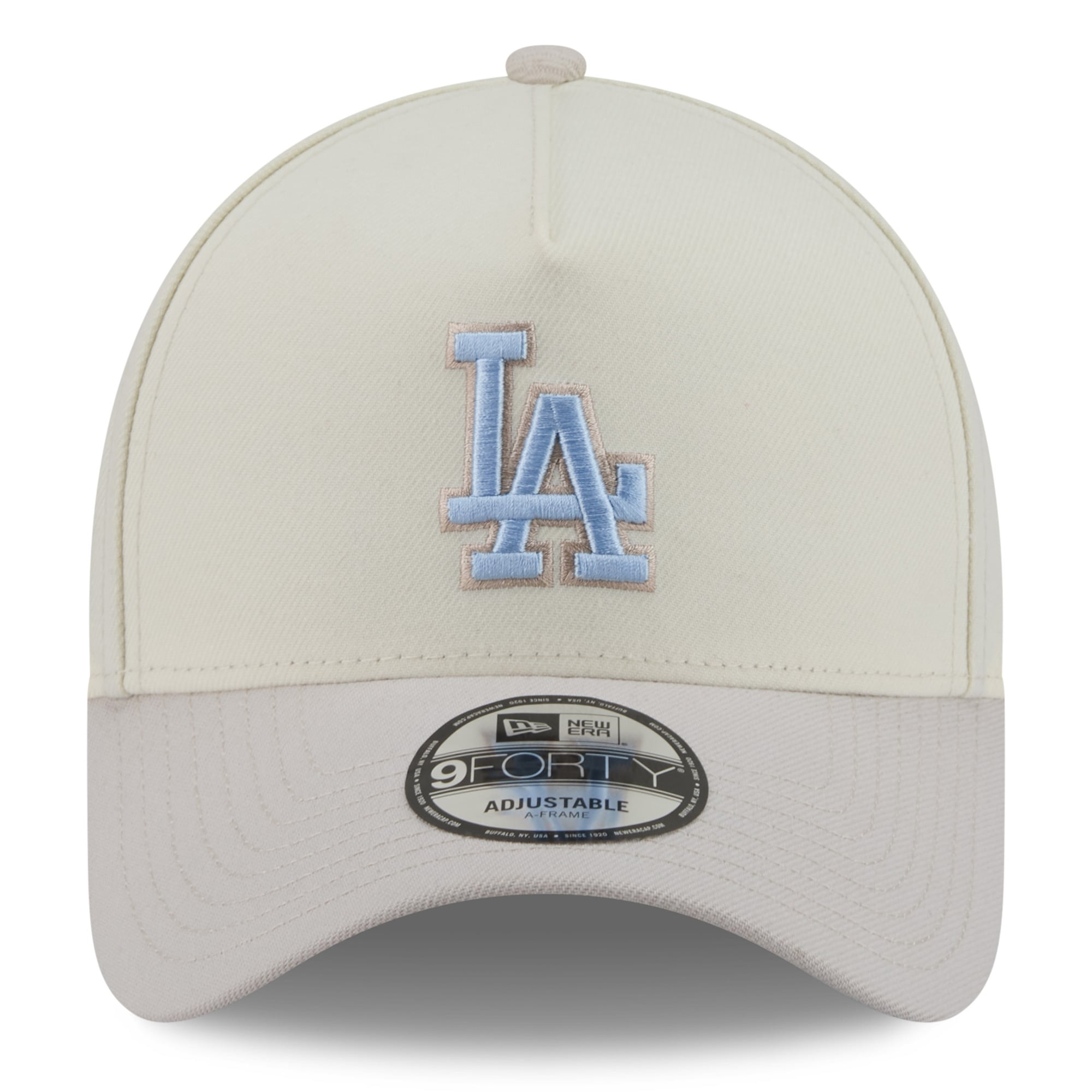 Casquette ajustable New Era Natural Los Angeles Dodgers Crisp Equinox World Series 9FORTY pour homme