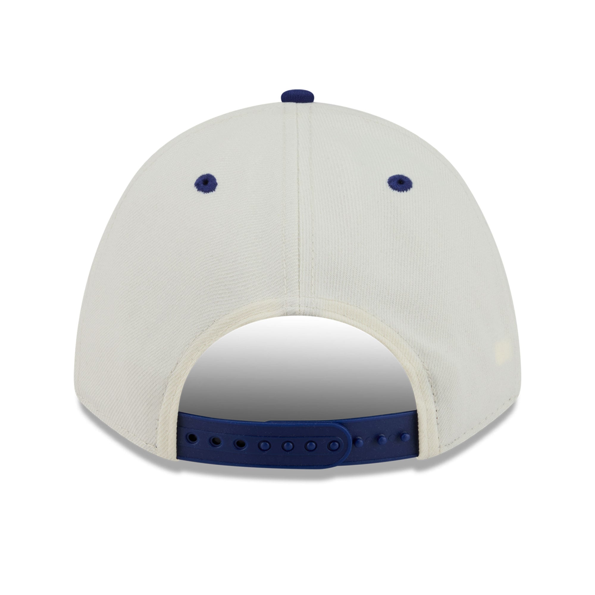 Men's New Era Natural/Royal Los Angeles Dodgers Arch 9FORTY A-Frame M-Crown Adjustable Hat