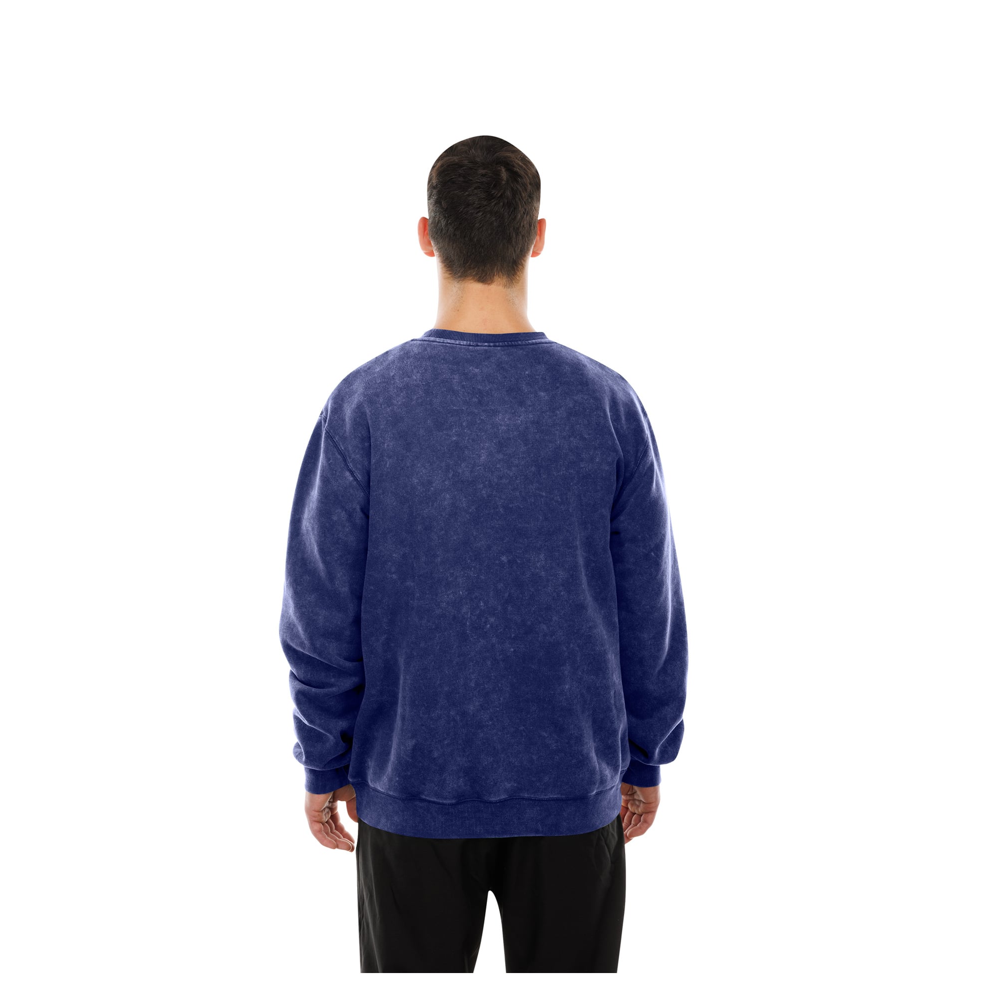 Sweat-shirt à col rond New Era bleu marine Los Angeles Dodgers pour homme