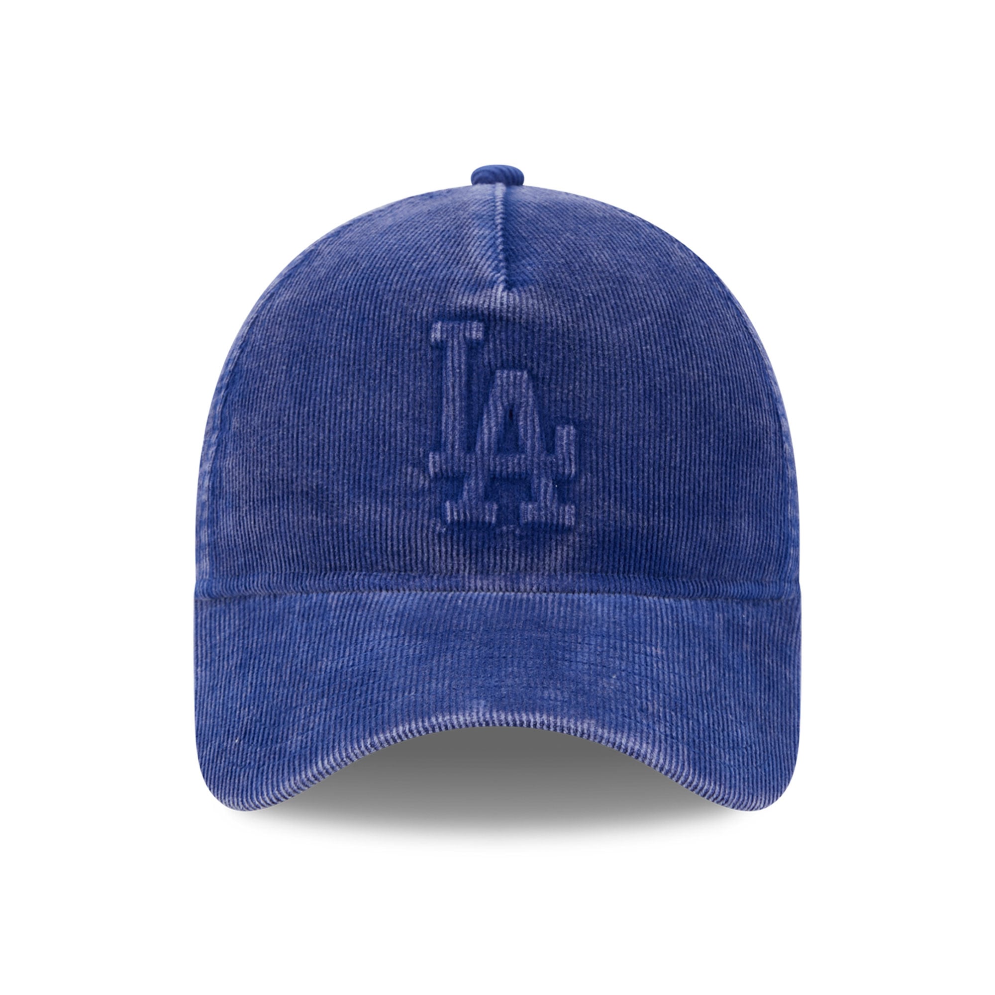 Casquette New Era Royal Los Angeles Dodgers 1988 World Series pour homme, en velours côtelé ton sur ton, modèle 9FORTY à monture A ajustable, avec écusson latéral latéral.