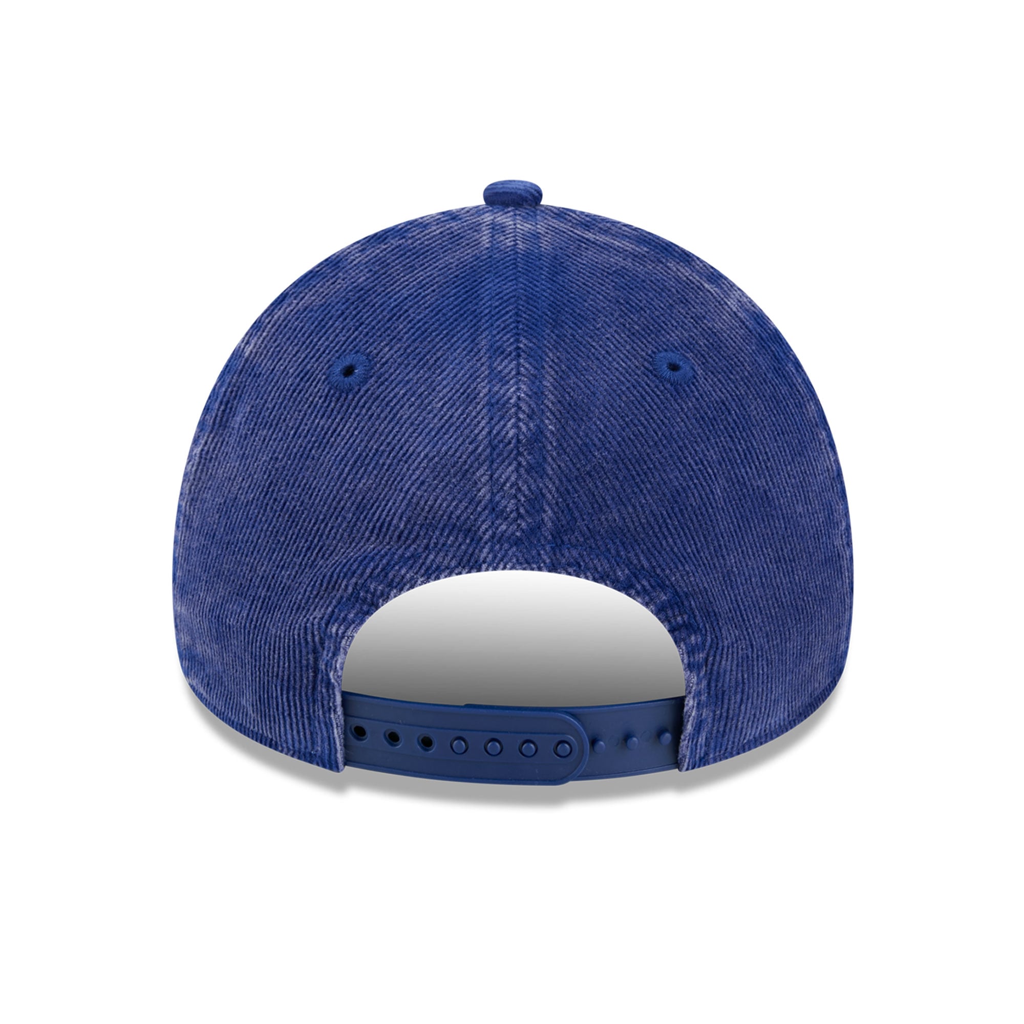 Casquette New Era Royal Los Angeles Dodgers 1988 World Series pour homme, en velours côtelé ton sur ton, modèle 9FORTY à monture A ajustable, avec écusson latéral latéral.