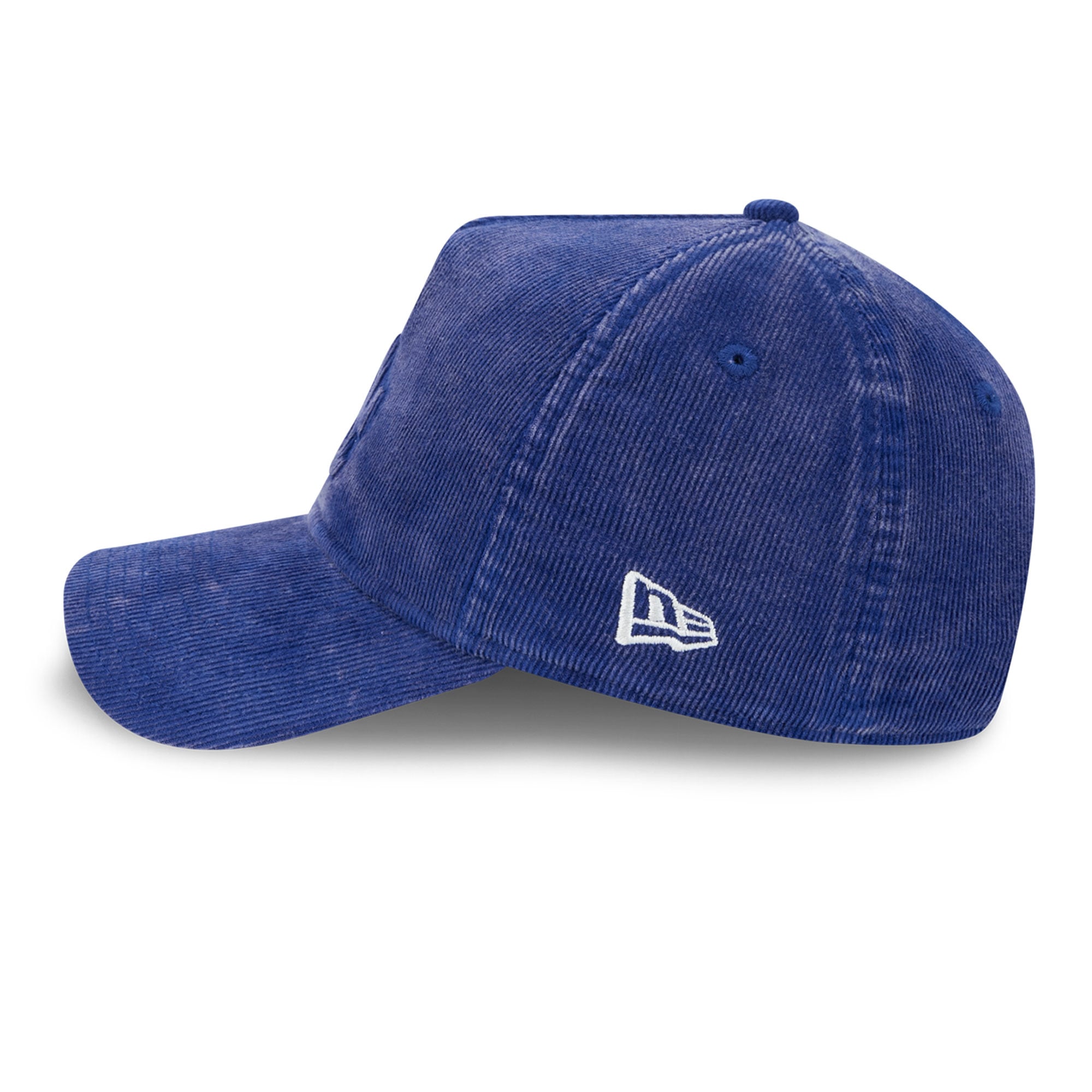 Casquette New Era Royal Los Angeles Dodgers 1988 World Series pour homme, en velours côtelé ton sur ton, modèle 9FORTY à monture A ajustable, avec écusson latéral latéral.