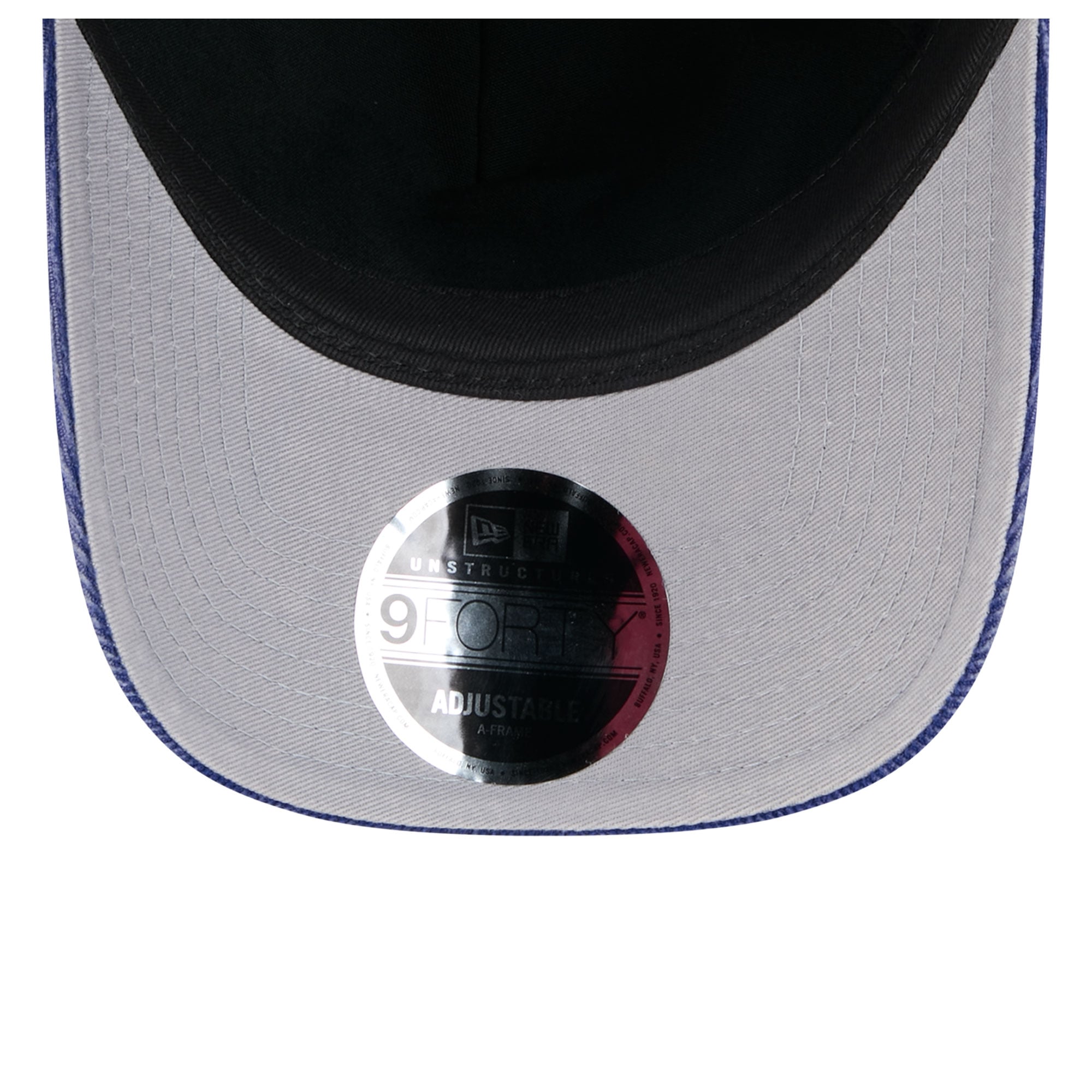 Casquette New Era Royal Los Angeles Dodgers 1988 World Series pour homme, en velours côtelé ton sur ton, modèle 9FORTY à monture A ajustable, avec écusson latéral latéral.