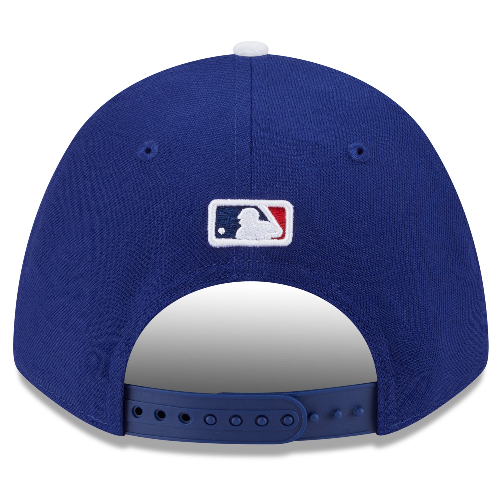 Casquette ajustable New Era Royal Los Angeles Dodgers 2026 MLB Postseason Side Patch 9FORTY pour homme