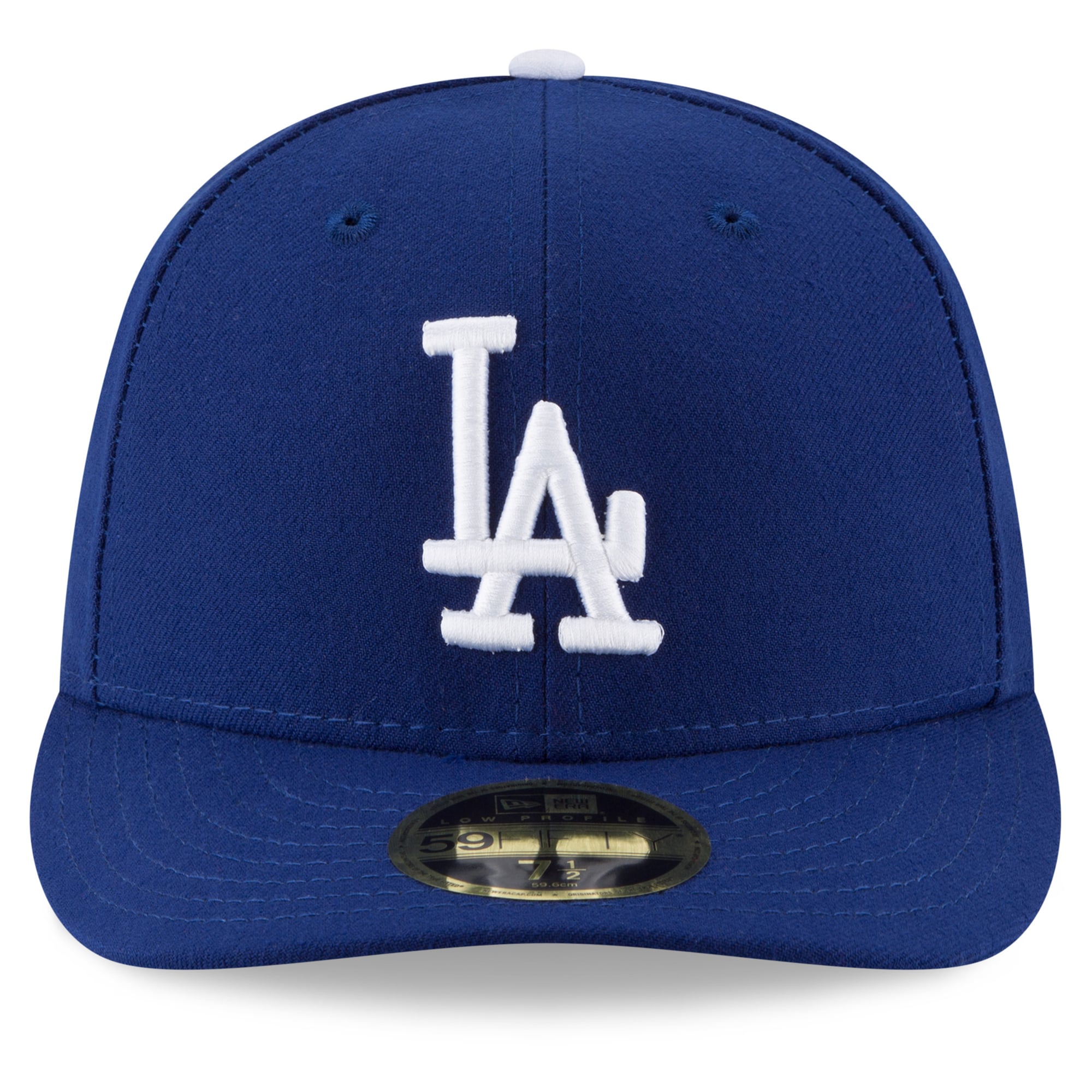 Casquette ajustée New Era Royal Los Angeles Dodgers 2026 MLB Postseason Side Patch Low Profile 59FIFTY pour homme